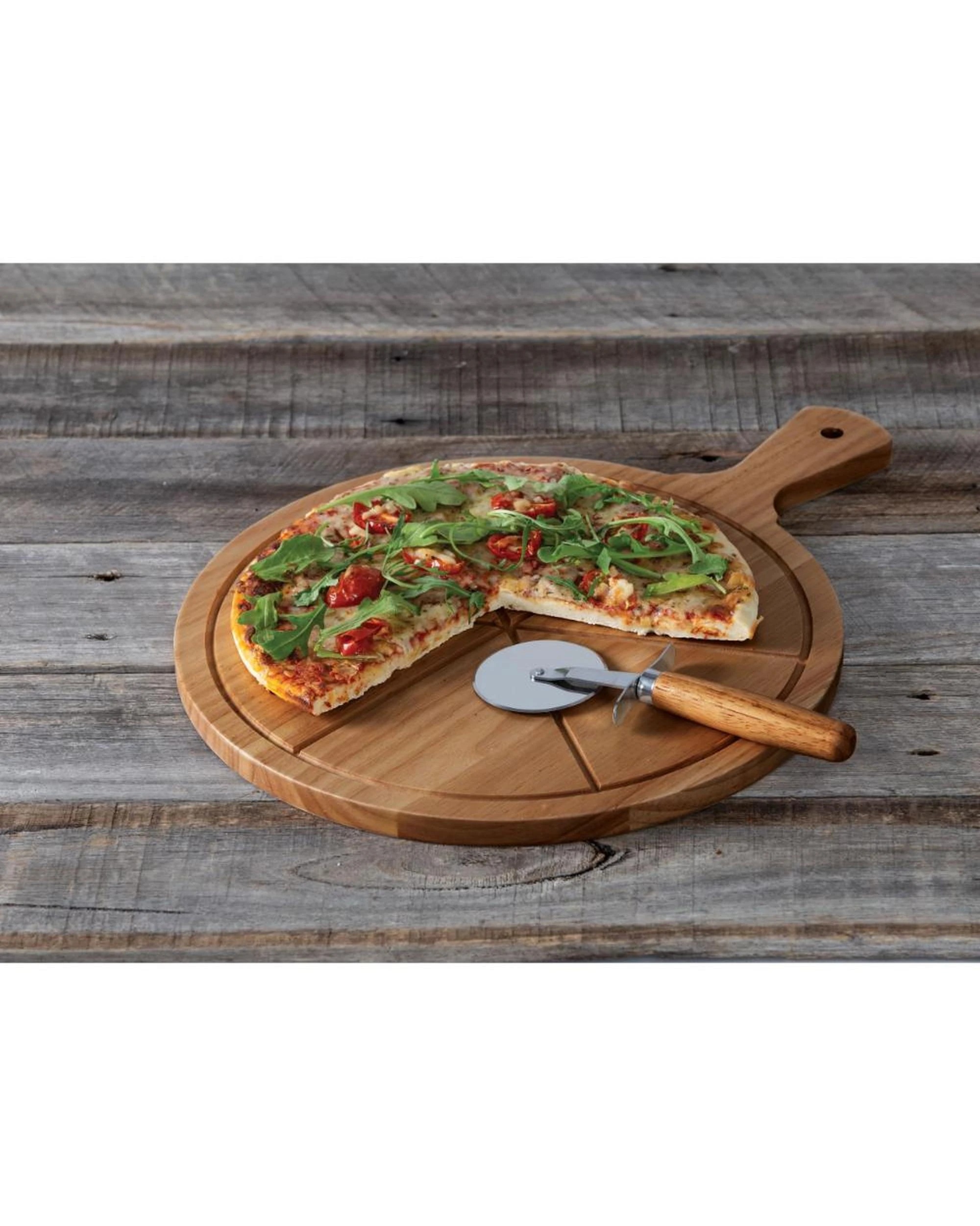 4 Maverick Flinders Pizza Board 44 x 33 x 1.5cm Wheel 2 Piece, 4 of 5