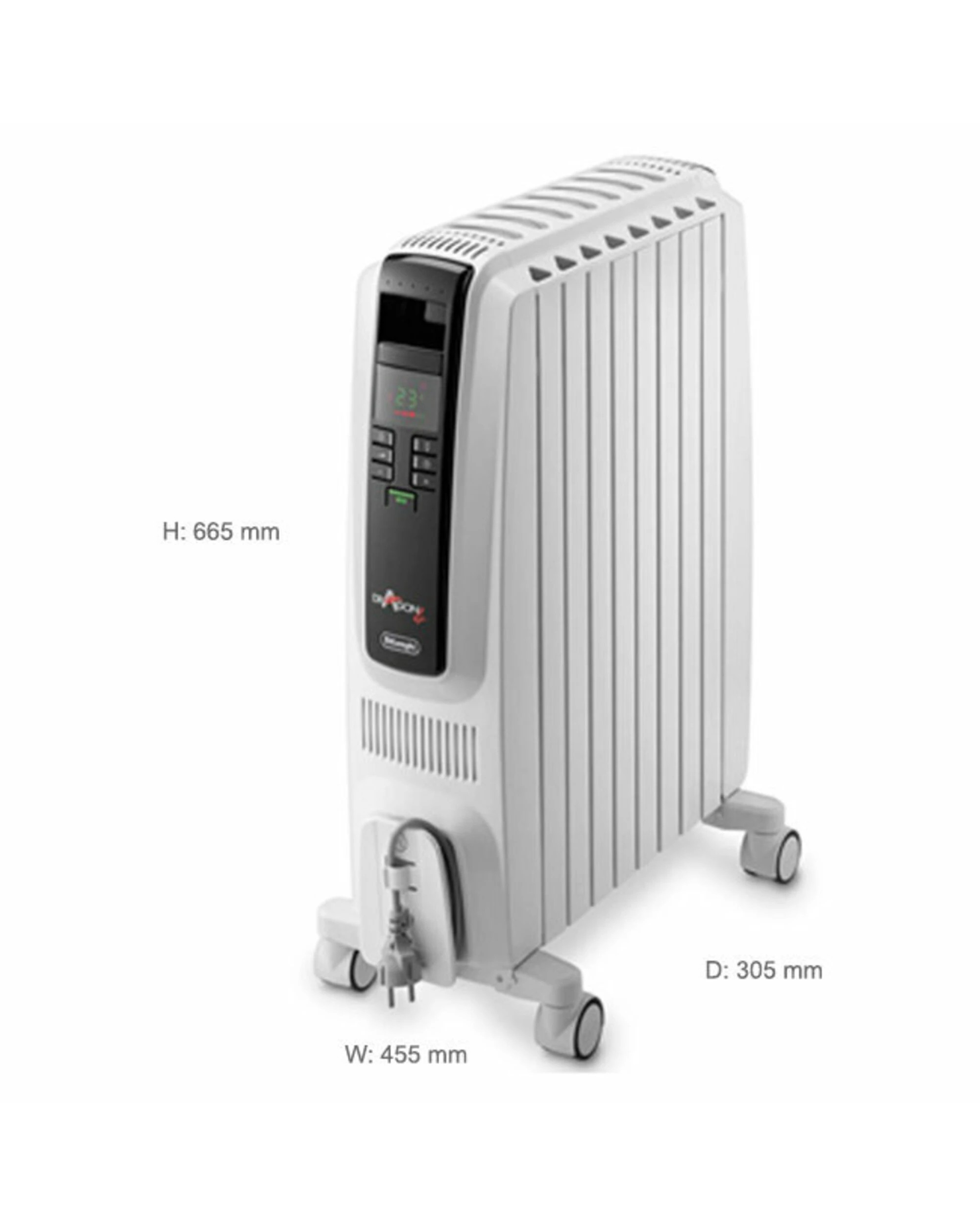 4 De'Longhi Dragon4 Electric Oil Column Heater, 4 of 4