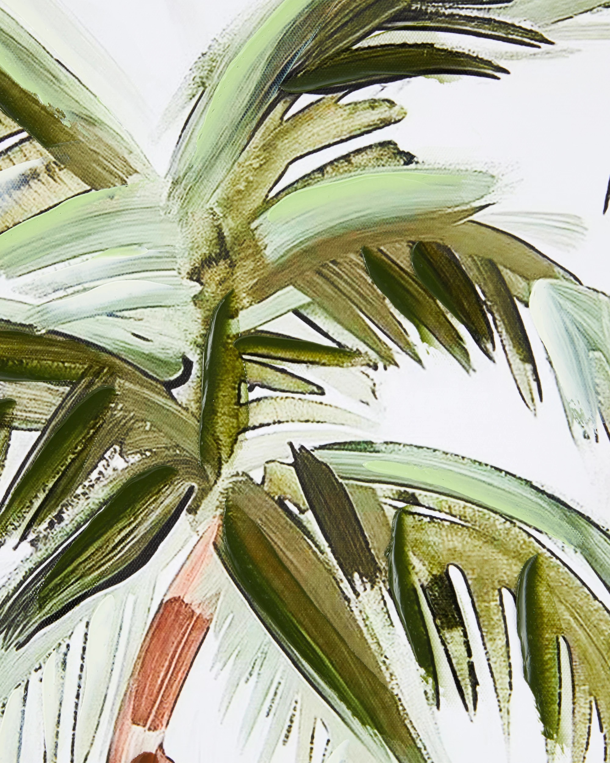 3 The Palms Framed Canvas, 3 of 5