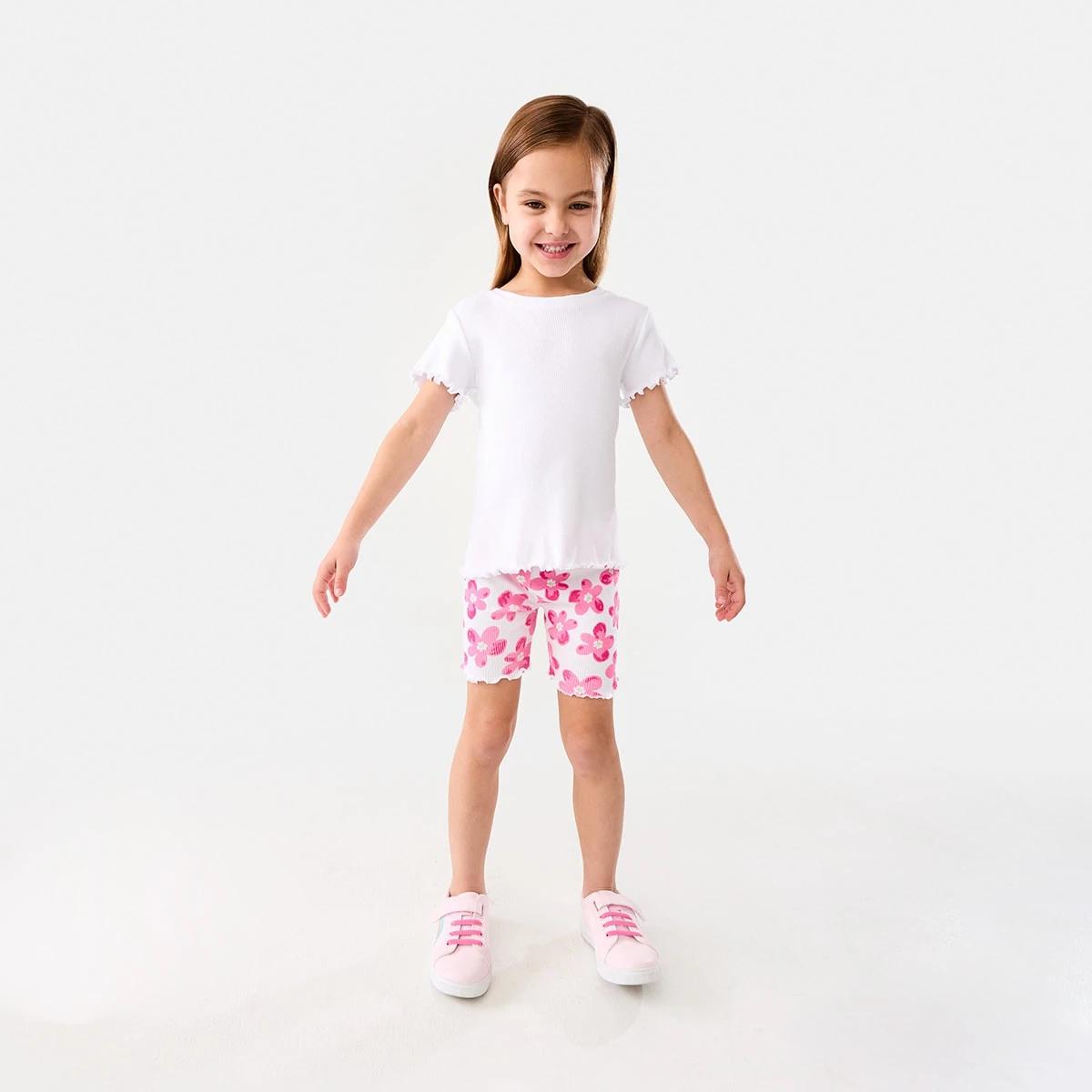 5 Short Sleeve Rib T-shirt White, 5 of 8