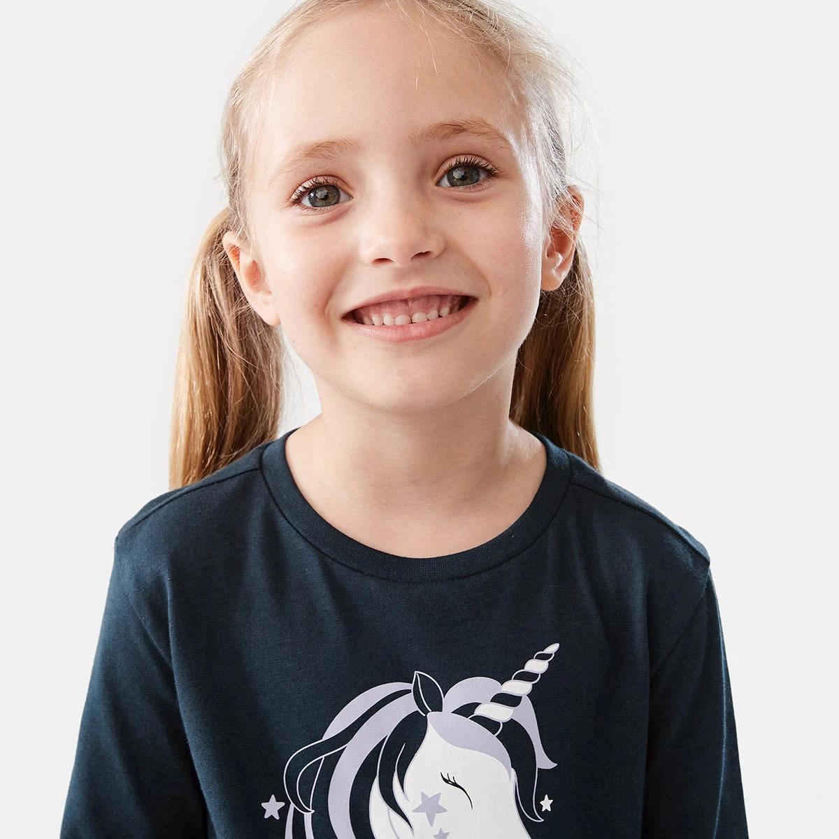 3 Long Sleeve Print T-shirt Unicorn, 3 of 8