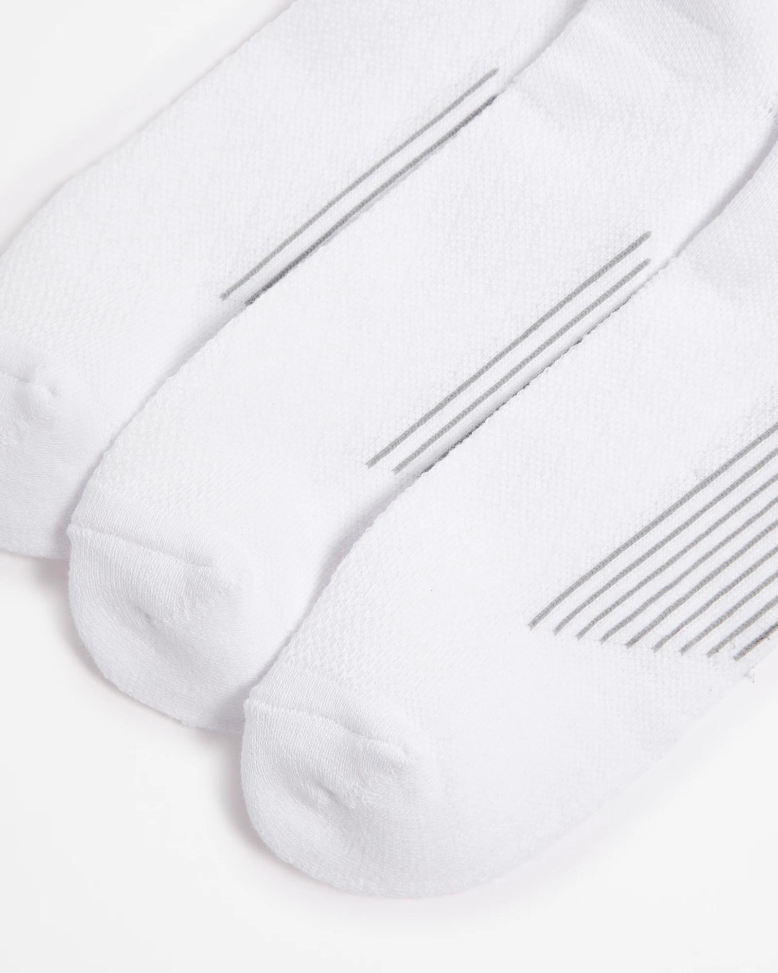 2 Australian Cotton Blend 3 Pack Performance Low Cut Socks - Maxx WHITE, 2 of 3