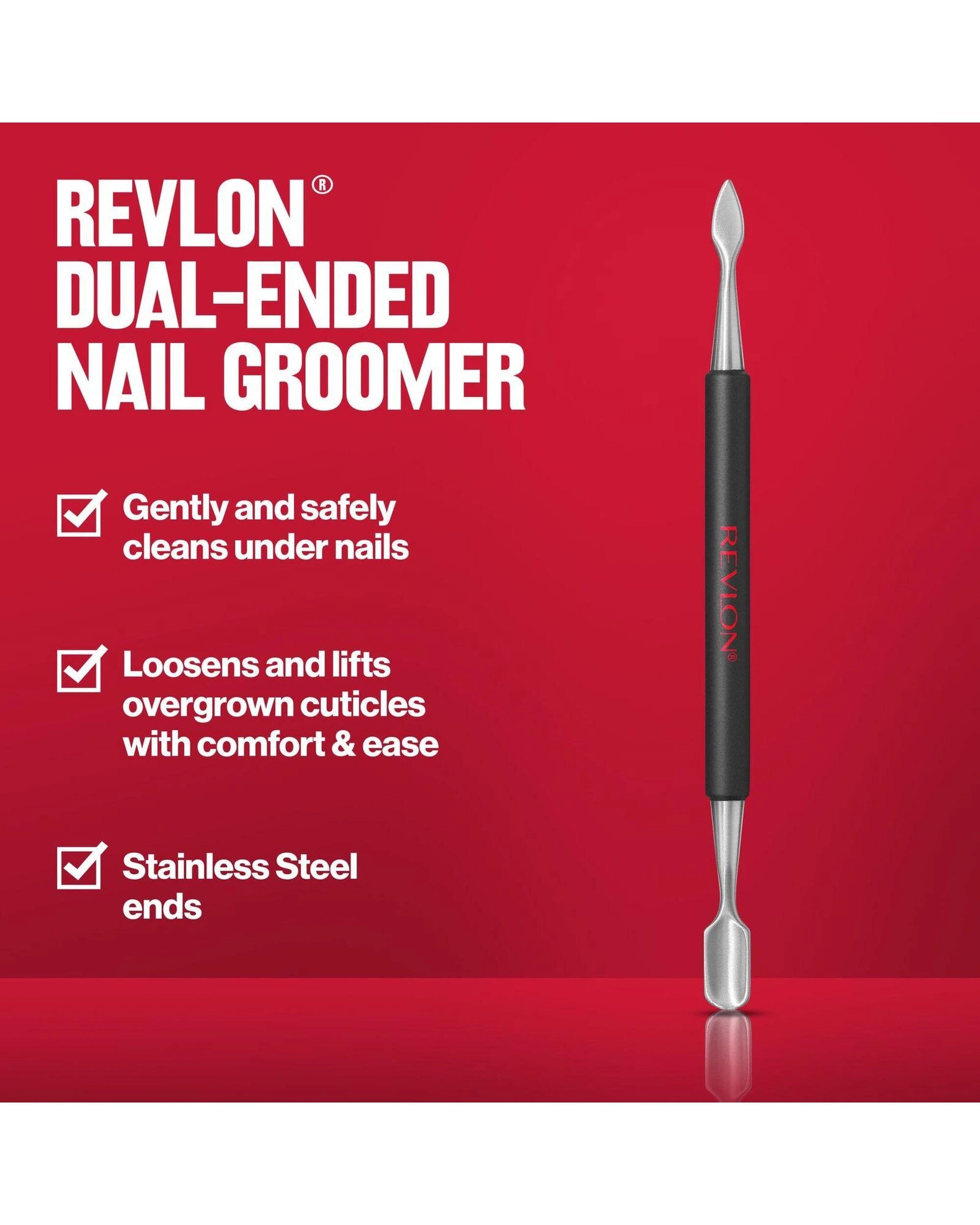5 Revlon Dual Ended Nail Groomer - Black, 5 of 7