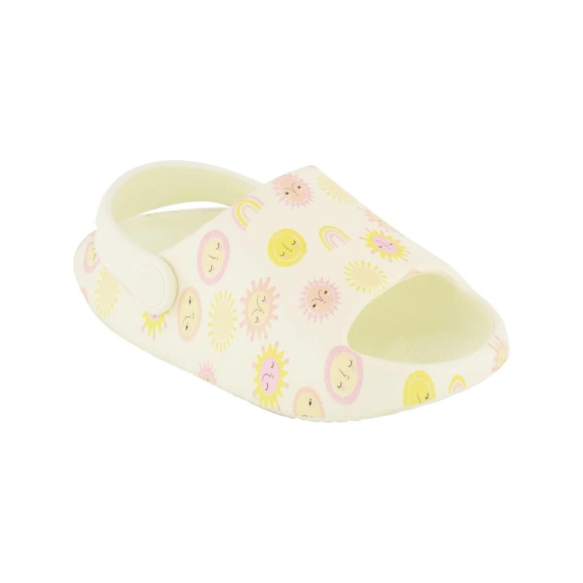 1 Junior Slides SOLS WITH RAINBOWS YELLOW, 1 of 3