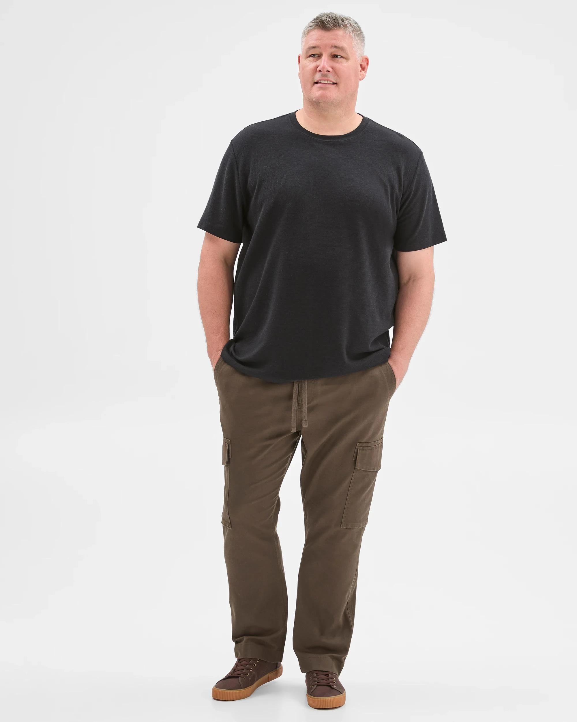 1 Target Man Plus Plus Size Australian Cotton Cargo Pants DARK OLIVE, 1 of 6