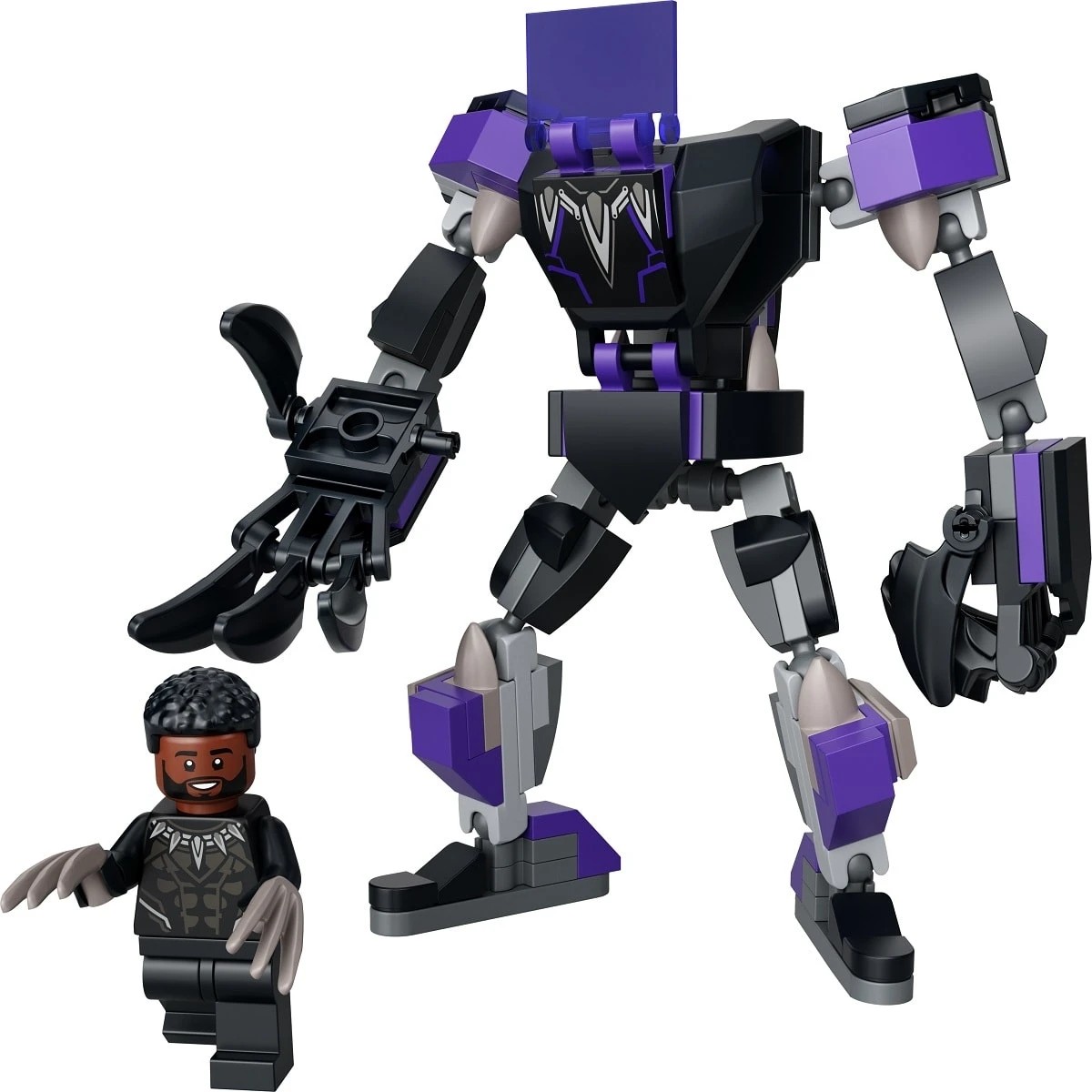 2 LEGO Marvel Super Heroes Black Panther Mech Armour 76204, 2 of 9