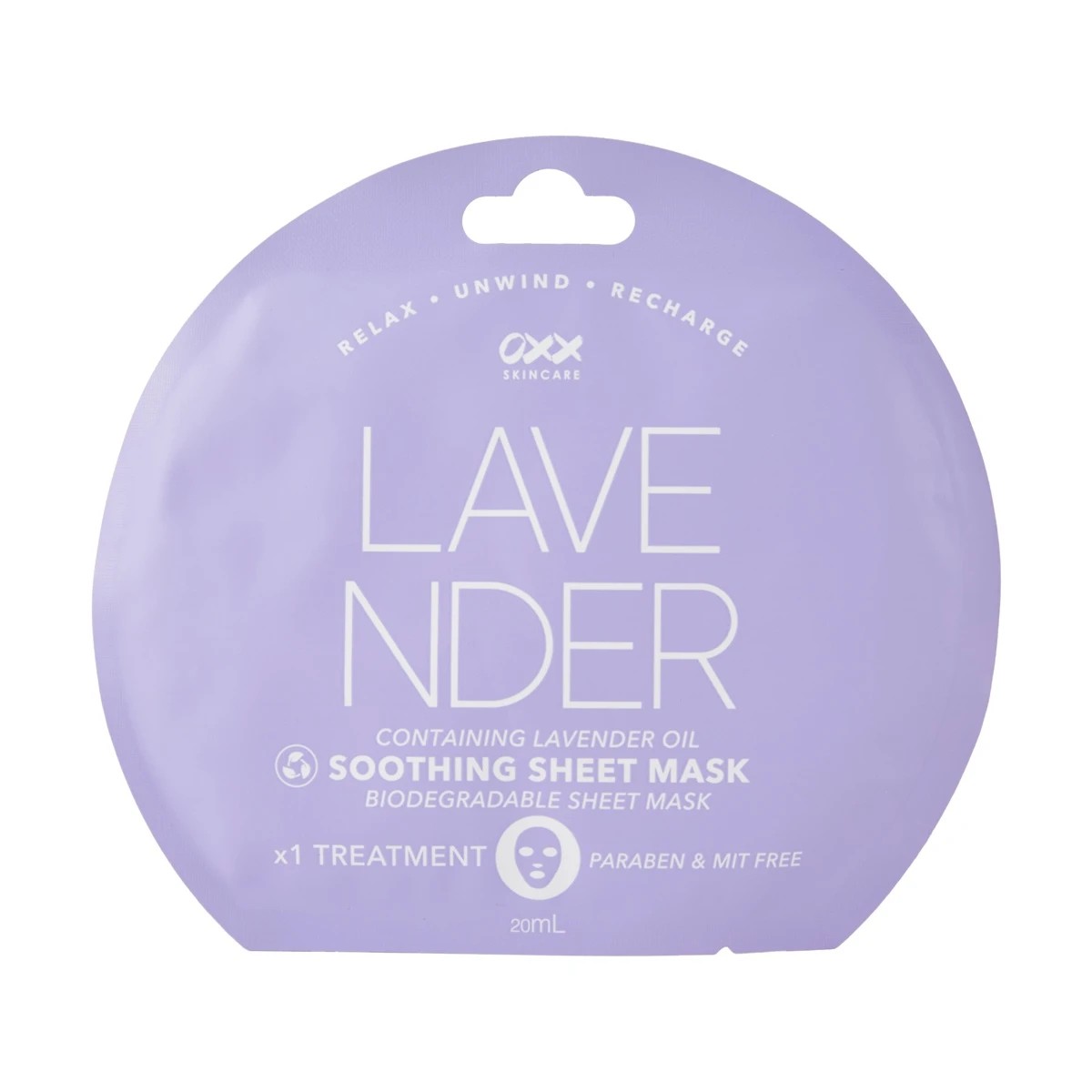 1 Soothing Sheet Mask - Lavender Oil, 1 of 2