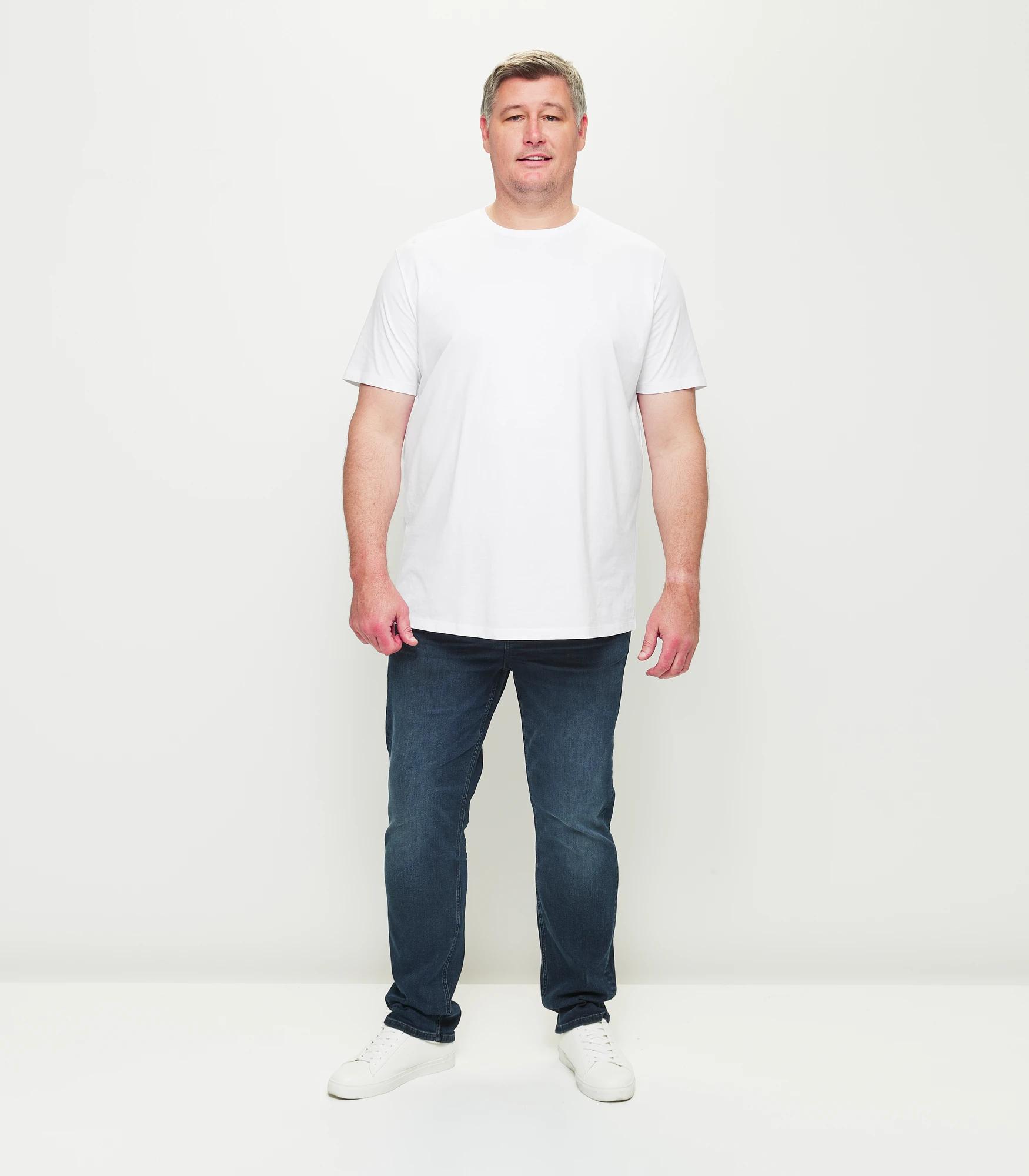 2 Target Plus Size Australian Cotton Crew T-shirt WHITE, 2 of 6