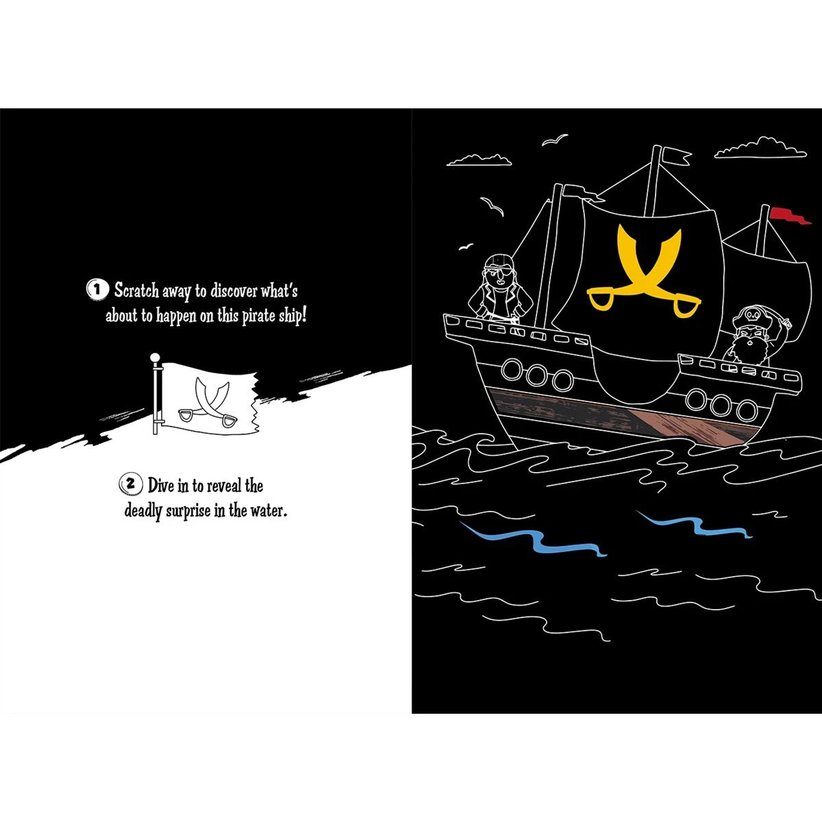 2 Bonnier Books Little Artists Surprise Reveal Pirate Treasure, 2 of 2