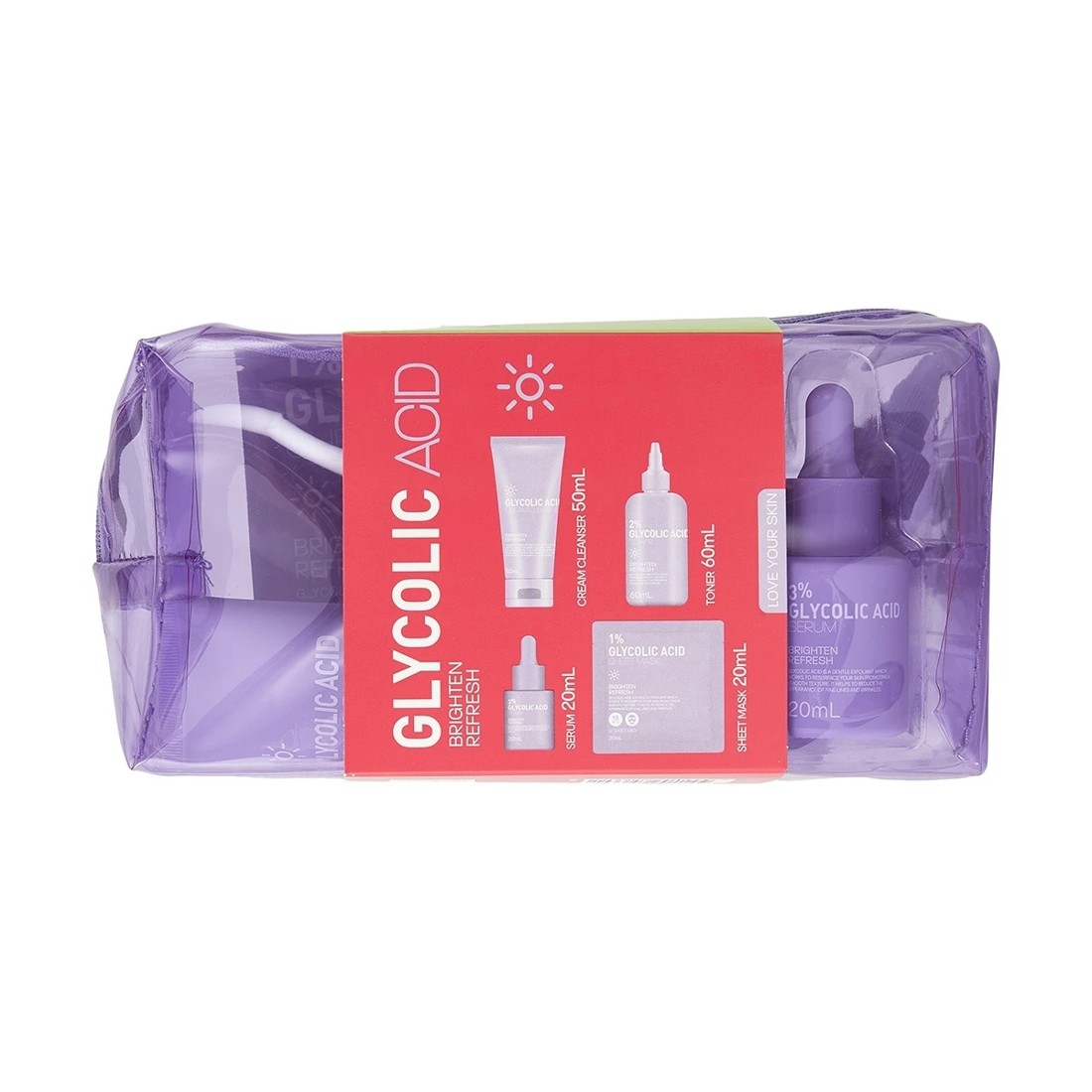 1 4 Piece Brighten and Refresh Set - Glycolic Acid, 1 of 11