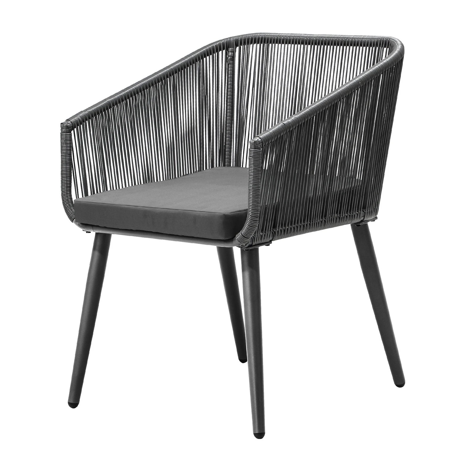 8 Livsip 5pcs Outdoor Dining Setting Marble-style Table Patio Furniture Bistro Set - Multi, 8 of 9