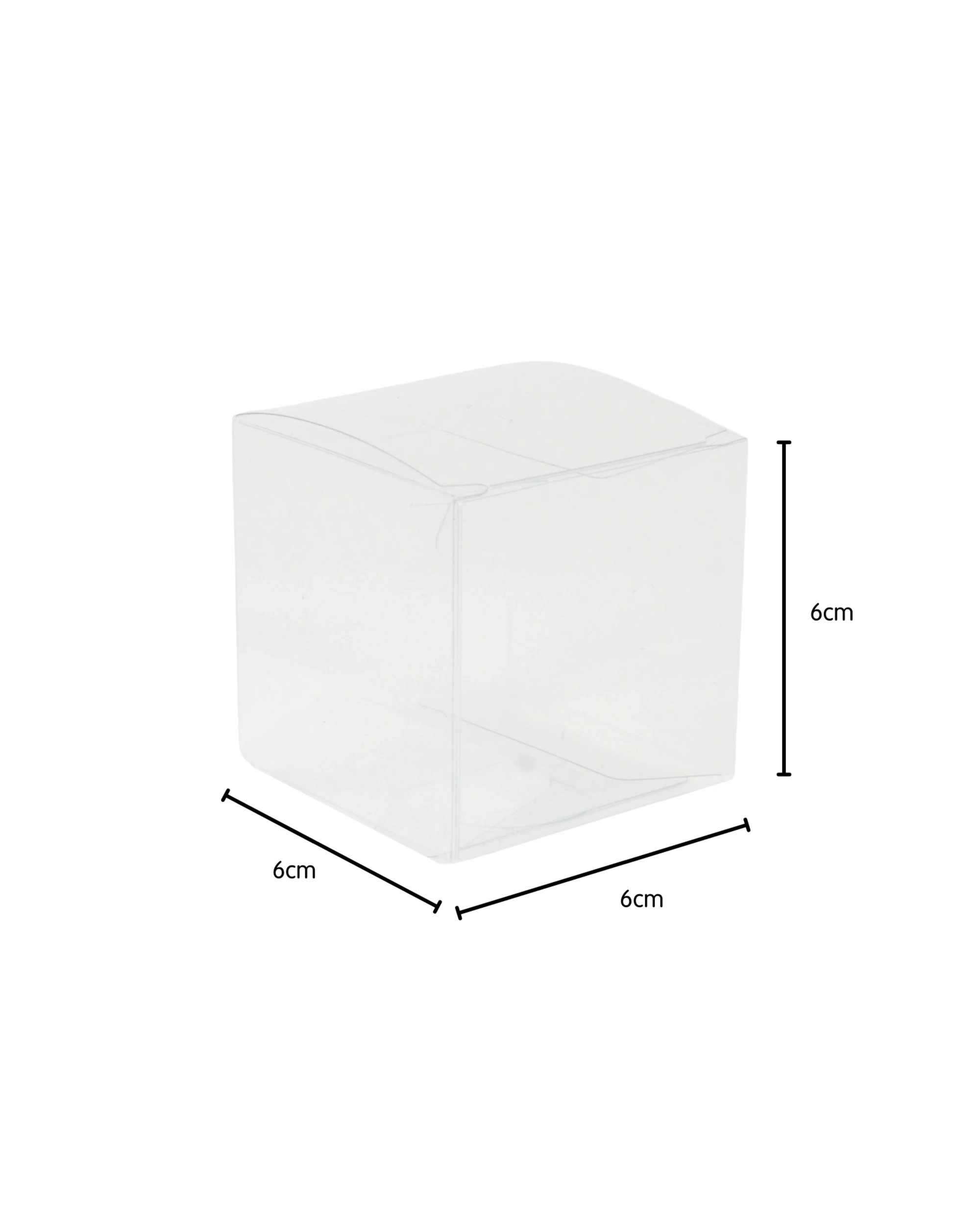 4 Party Maker Small Gift Boxes 6cm Pack of 12 - Clear, 4 of 4