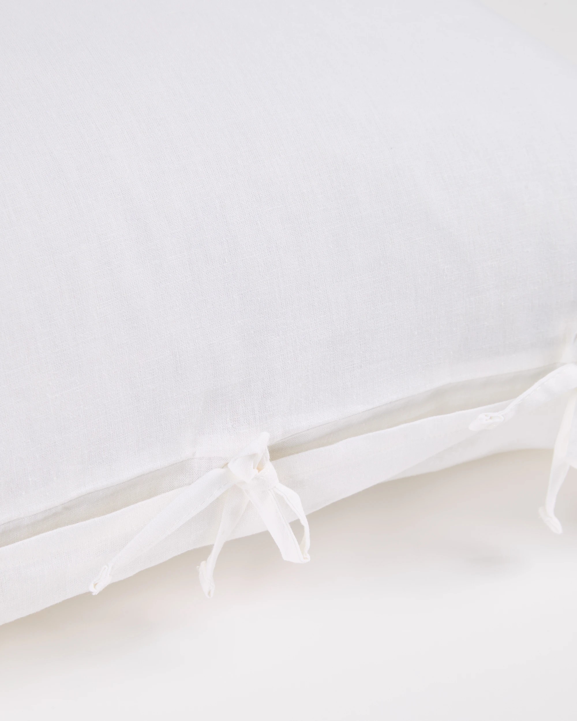 2 Target Laynie Linen/Cotton European Pillowcase - One Size - White, 2 of 3