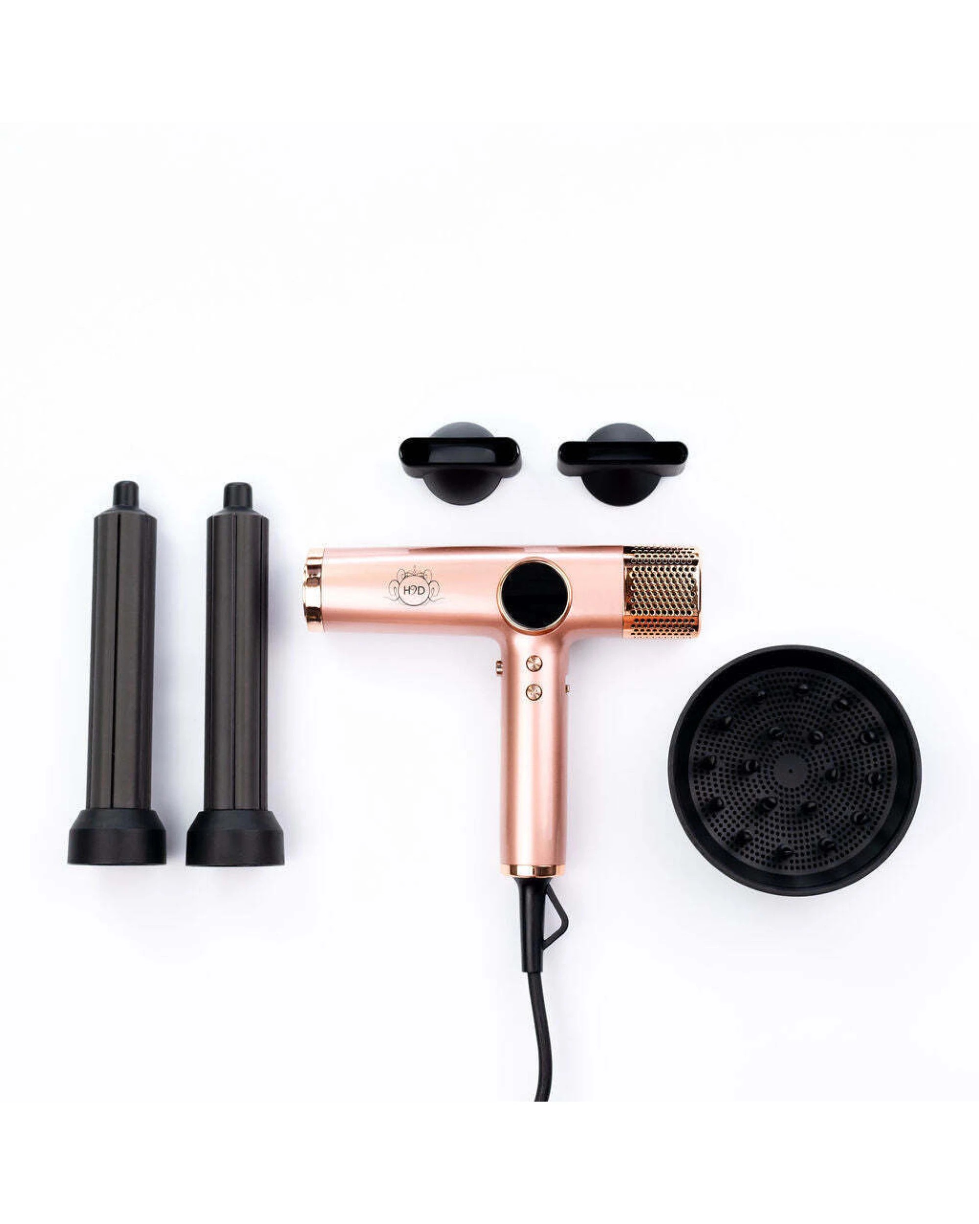 4 H2D 4-in-1 Xtreme Ionic Magnetic Hairdryer + Styler Styling Iron in Rose Gold, 4 of 7