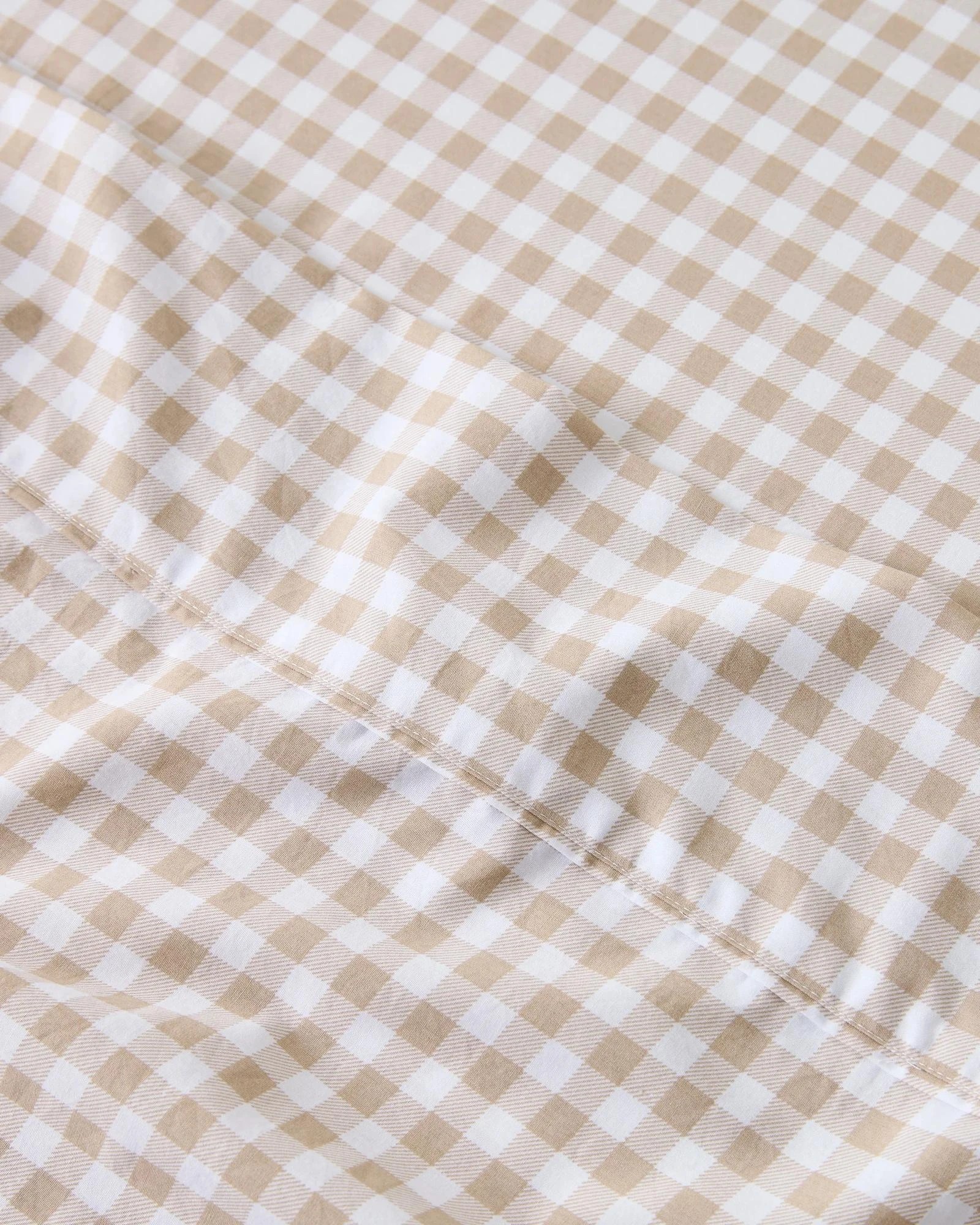 2 Target Rian Check Australian Cotton Stonewash Sheet Set - Double Bed - Natural, 2 of 2