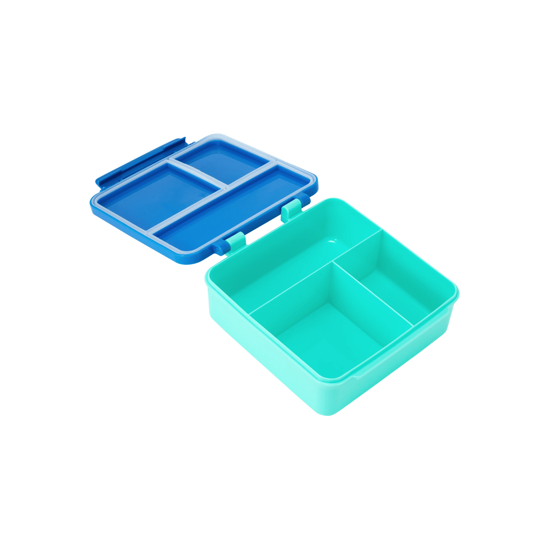 3 Square Bento Box - Blue, 3 of 4