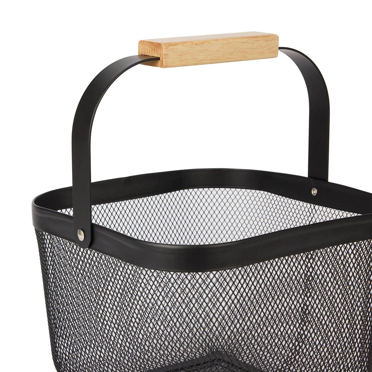 6 Wire Mesh Basket - Black, 6 of 9