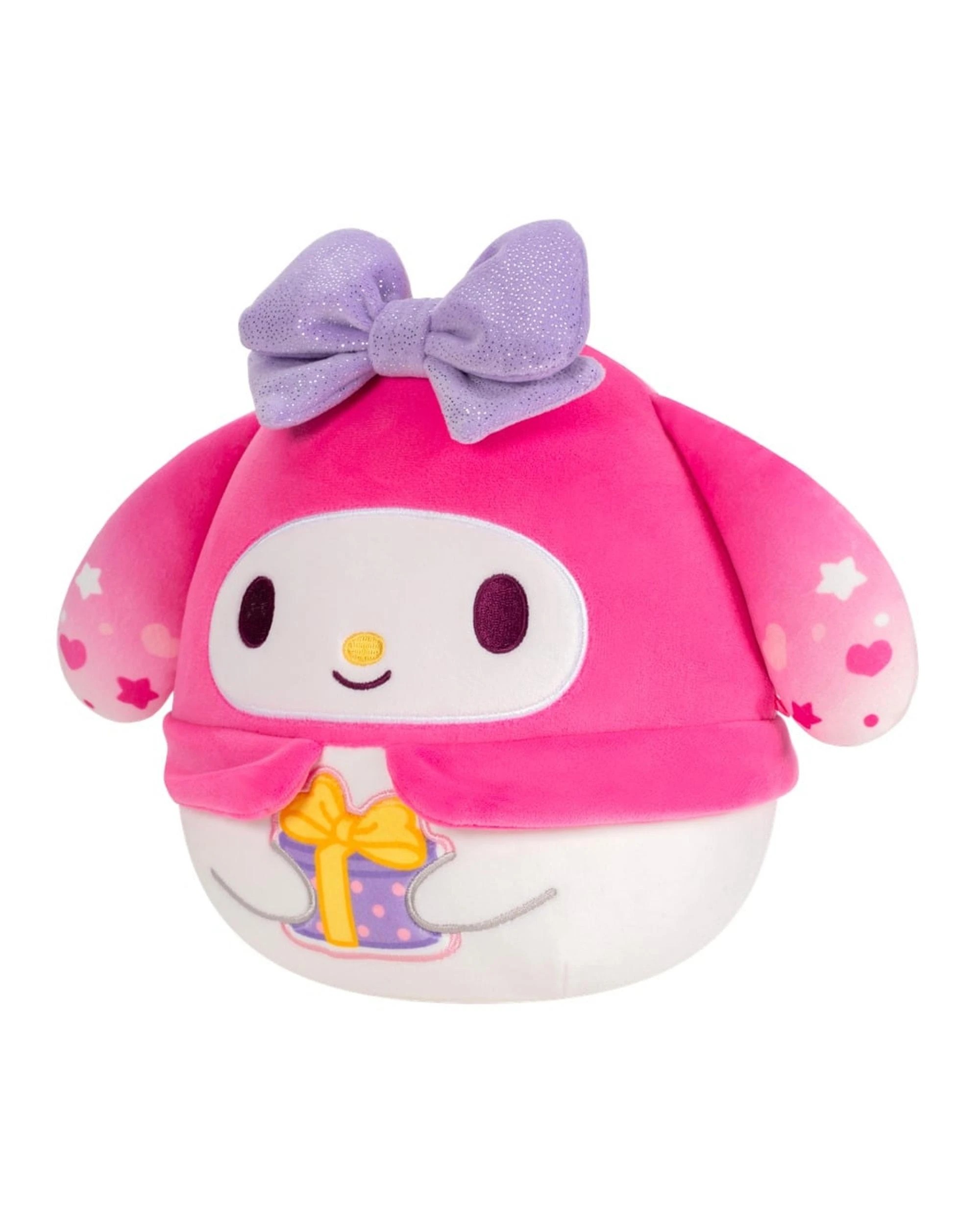 3 Squishmallows Sanrio My Melody 50th Anniversary My Melody with Present 8 inch Plush, 3 of 5