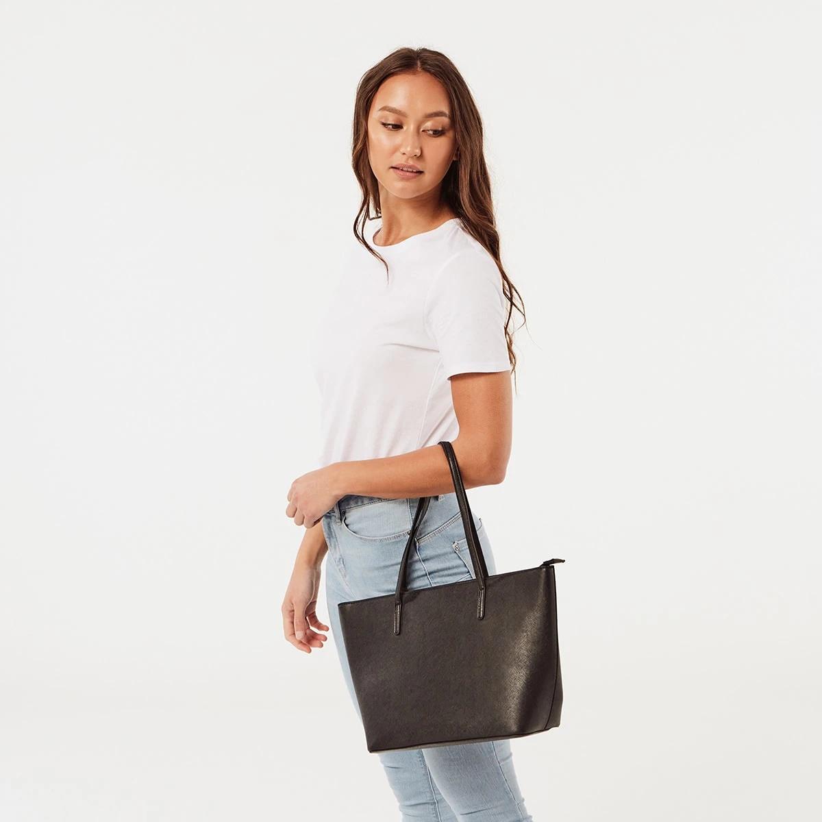 7 Mini Tote Bag BLACK, 7 of 7