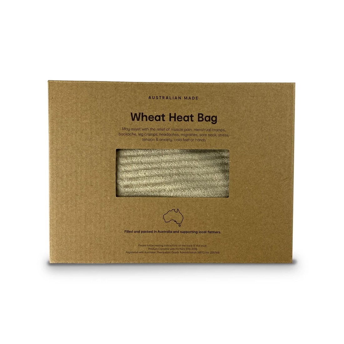1 Wheat Heat Bag - Stone, 1 of 3