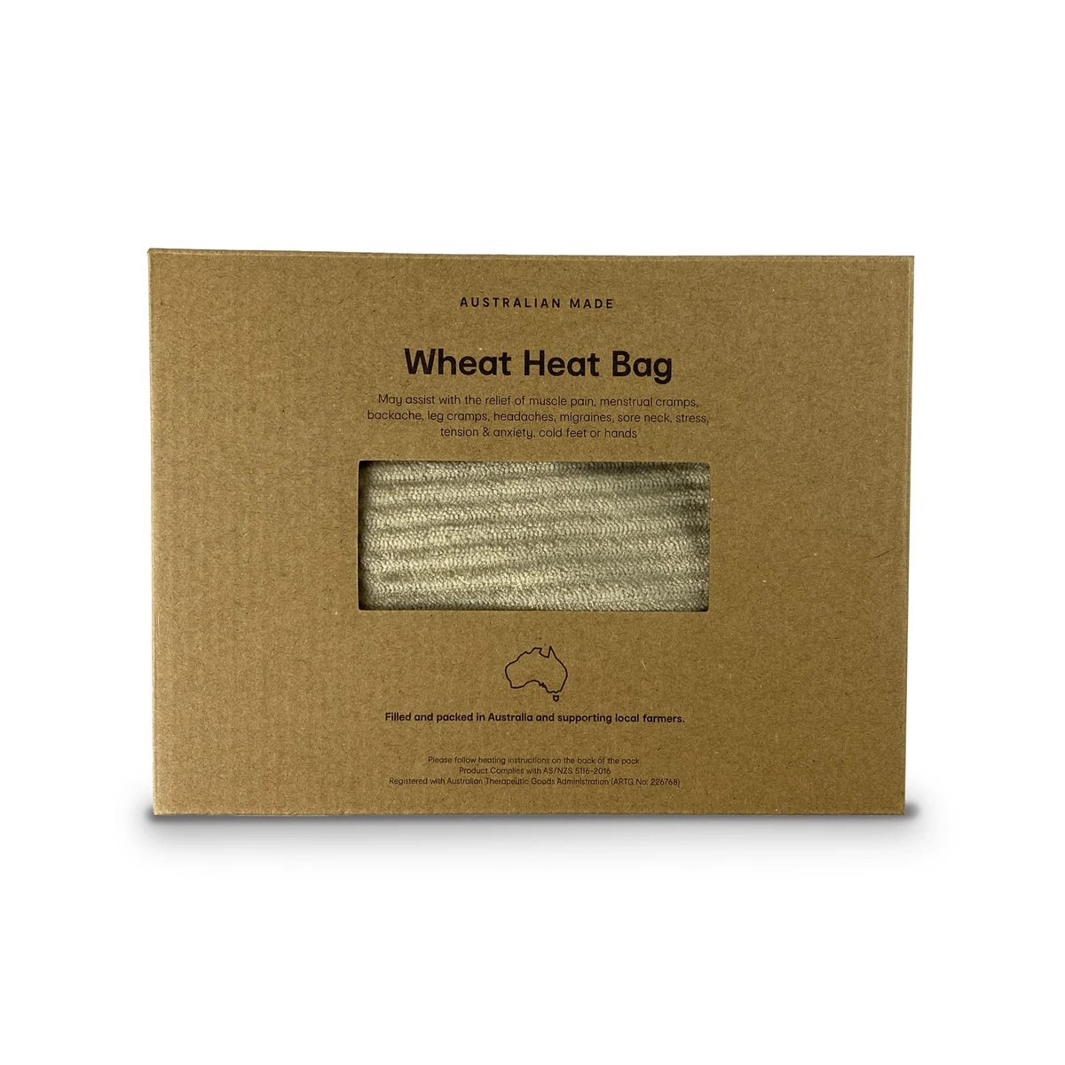1 Wheat Heat Bag - Stone, 1 of 3