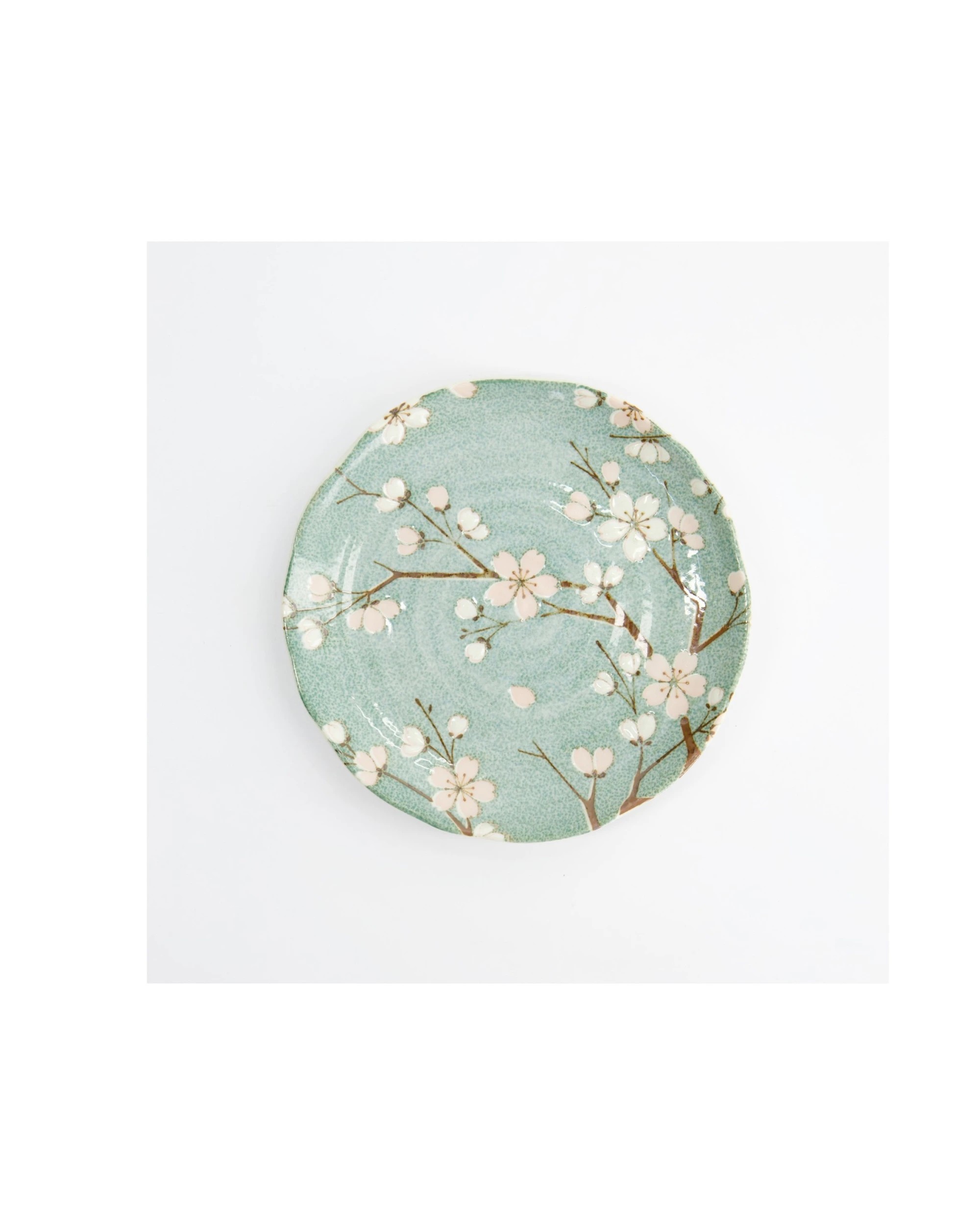 4 Tokyo Design Studio Fujisakura Plate Elegant Design 16.5x2cm - Green, 4 of 4