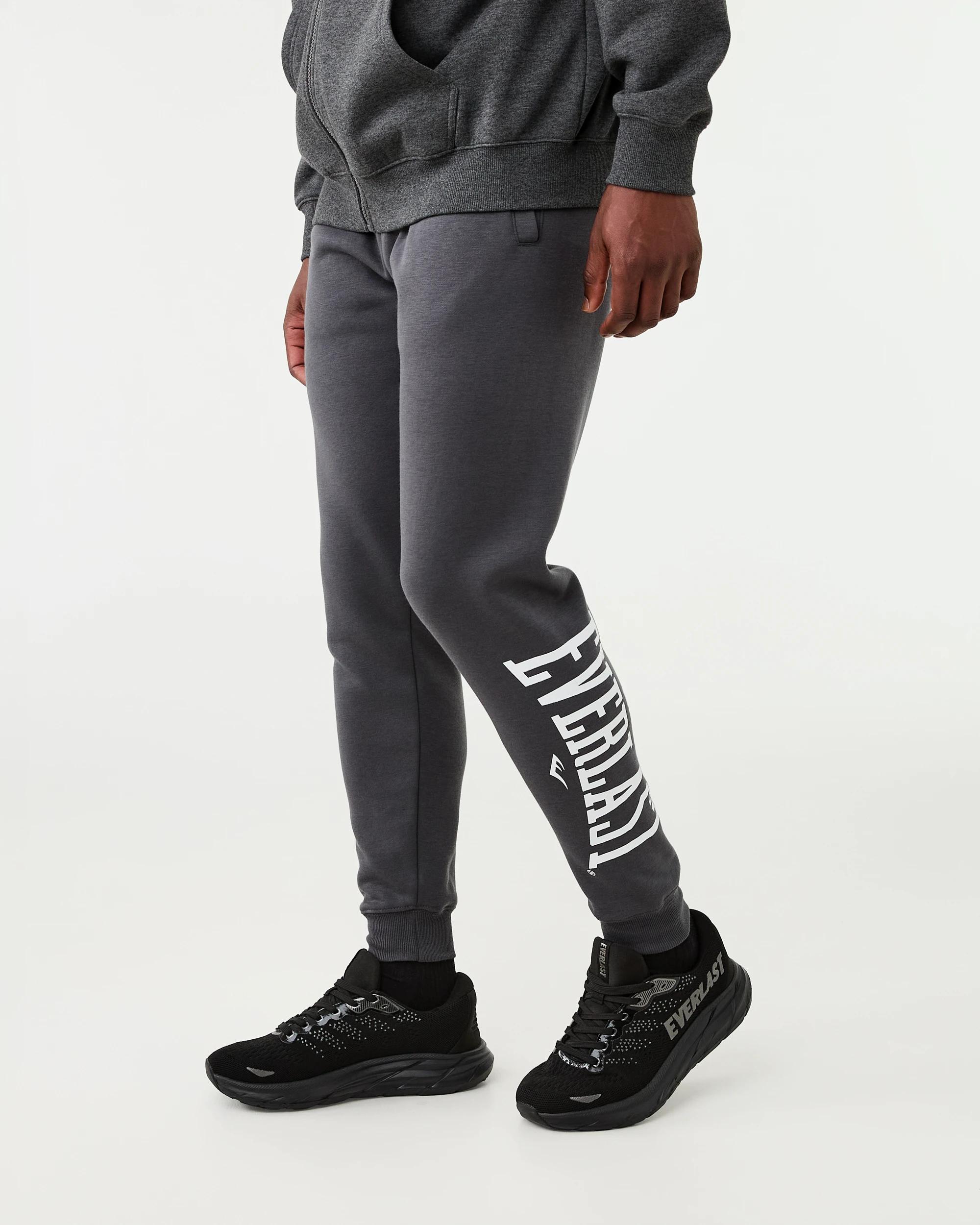 1 Everlast Mens Block Trackpants Robustgrey, 1 of 8