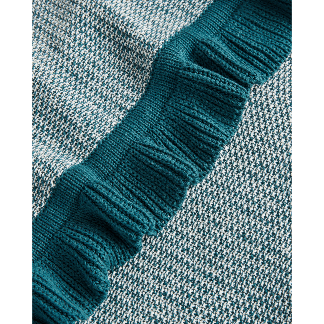 2 Target Kaya Knit Ruffle Throw
 - Queen Bed
 - Green, 2 of 4