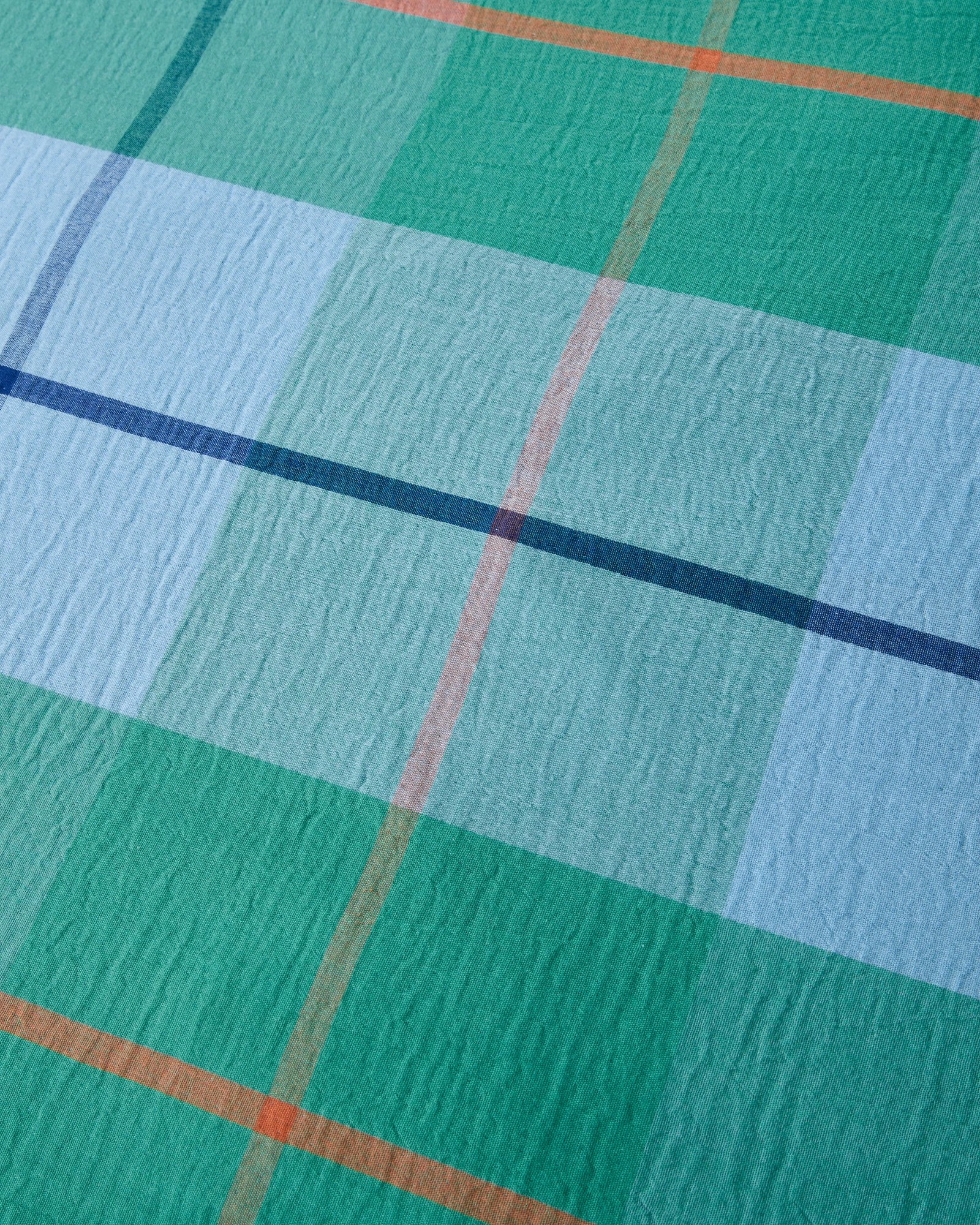 3 Target Finno Check Muslin Quilt Cover Set — Australian Cotton, Single, Green
 - Single Bed
 - Green, 3 of 3