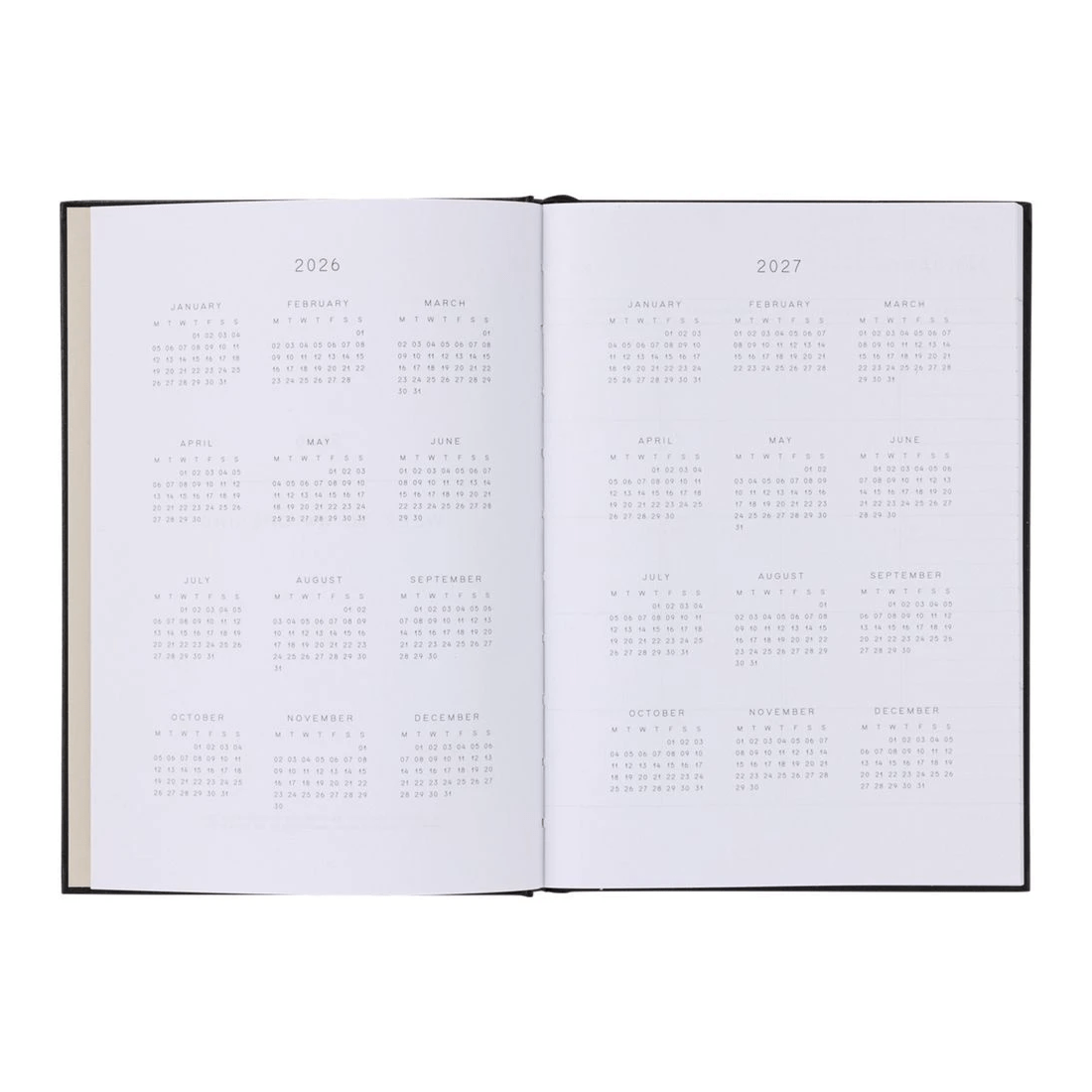 3 Keji A5 WTV Hardcover 2026 Diary Black, 3 of 7