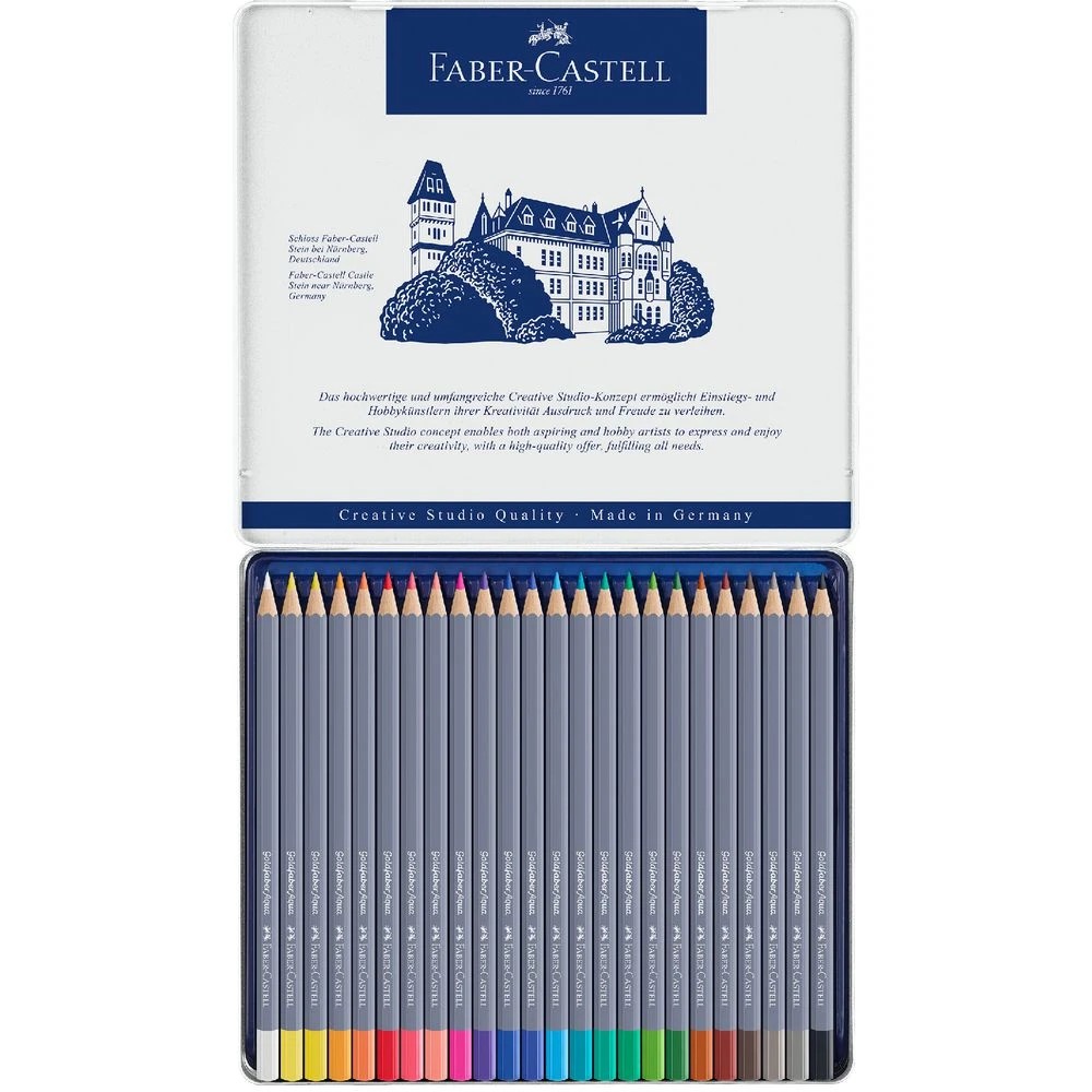 2 Faber-Castell Goldfaber Aqua Watercolour Pencils 24 Pack, 2 of 3