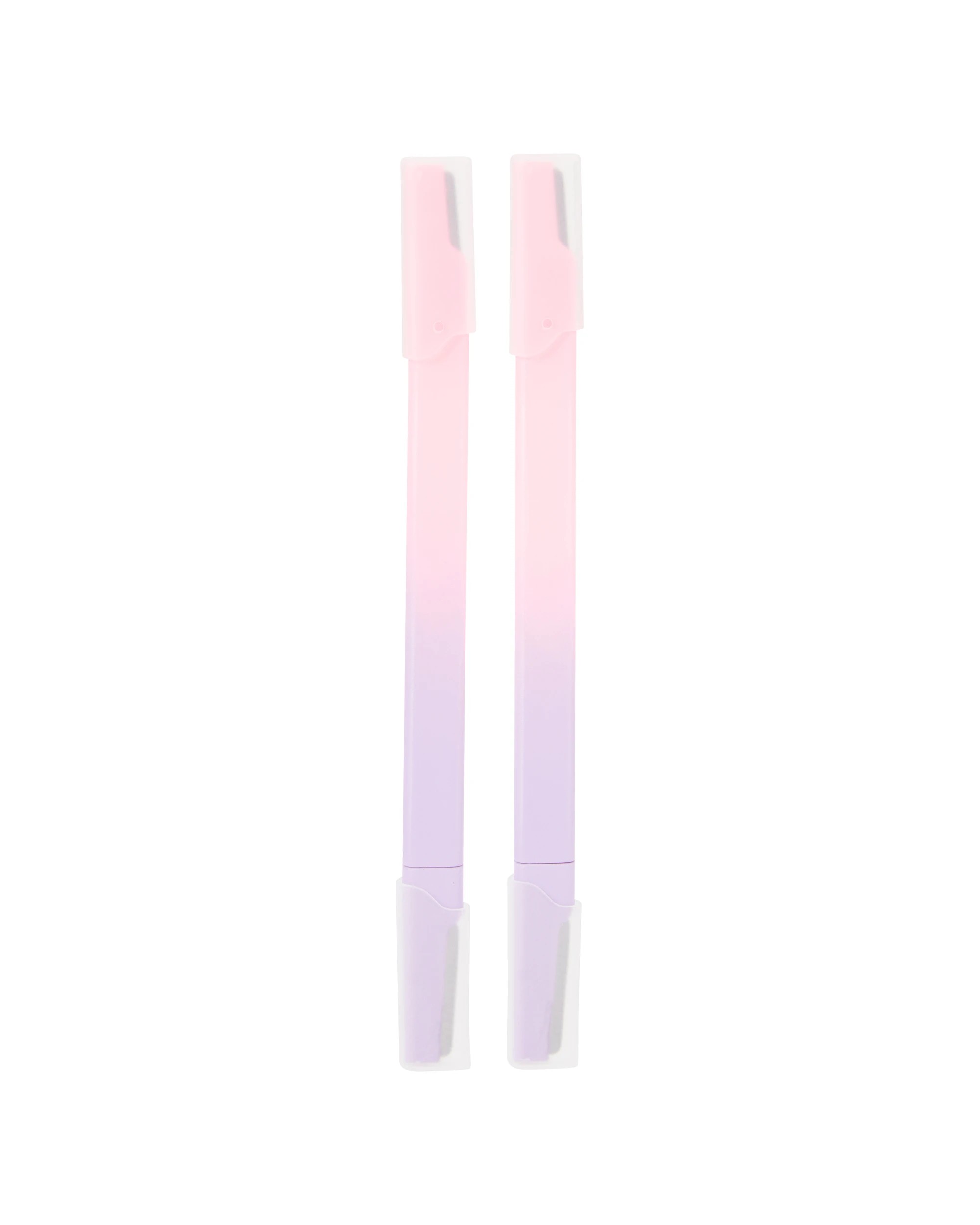 5 OXX Cosmetics 2 Pack Dual End Face and Brow Razor - Pink and Purple, 5 of 6
