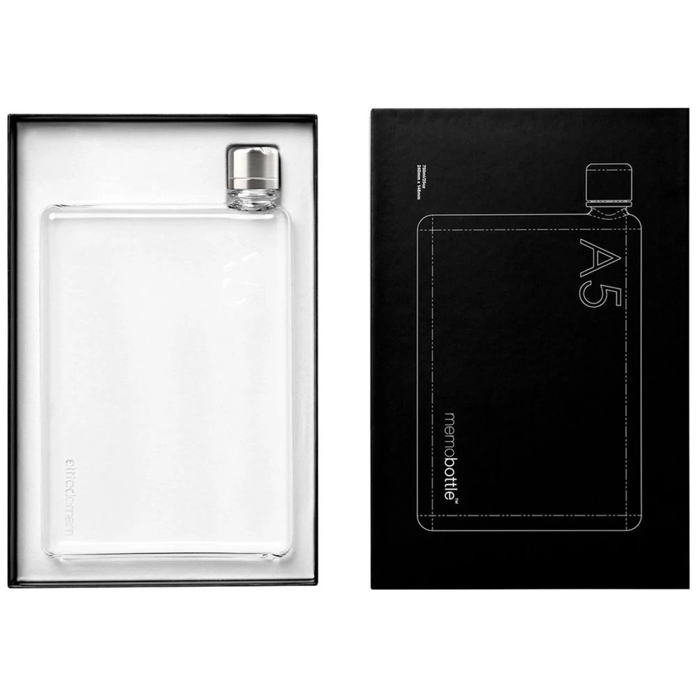 2 Memobottle A5 Drink Bottle Transparent, 2 of 3