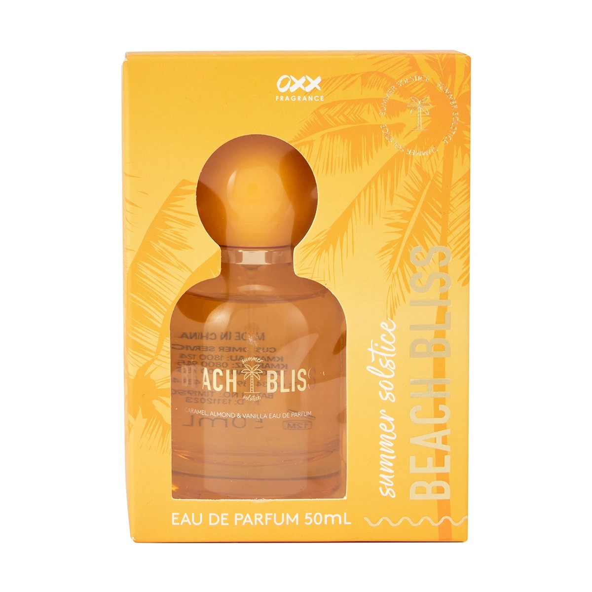 1 OXX Fragrance Beach Bliss Summer Solstice Eau De Parfum - Caramel, Almond and Vanilla, 1 of 8