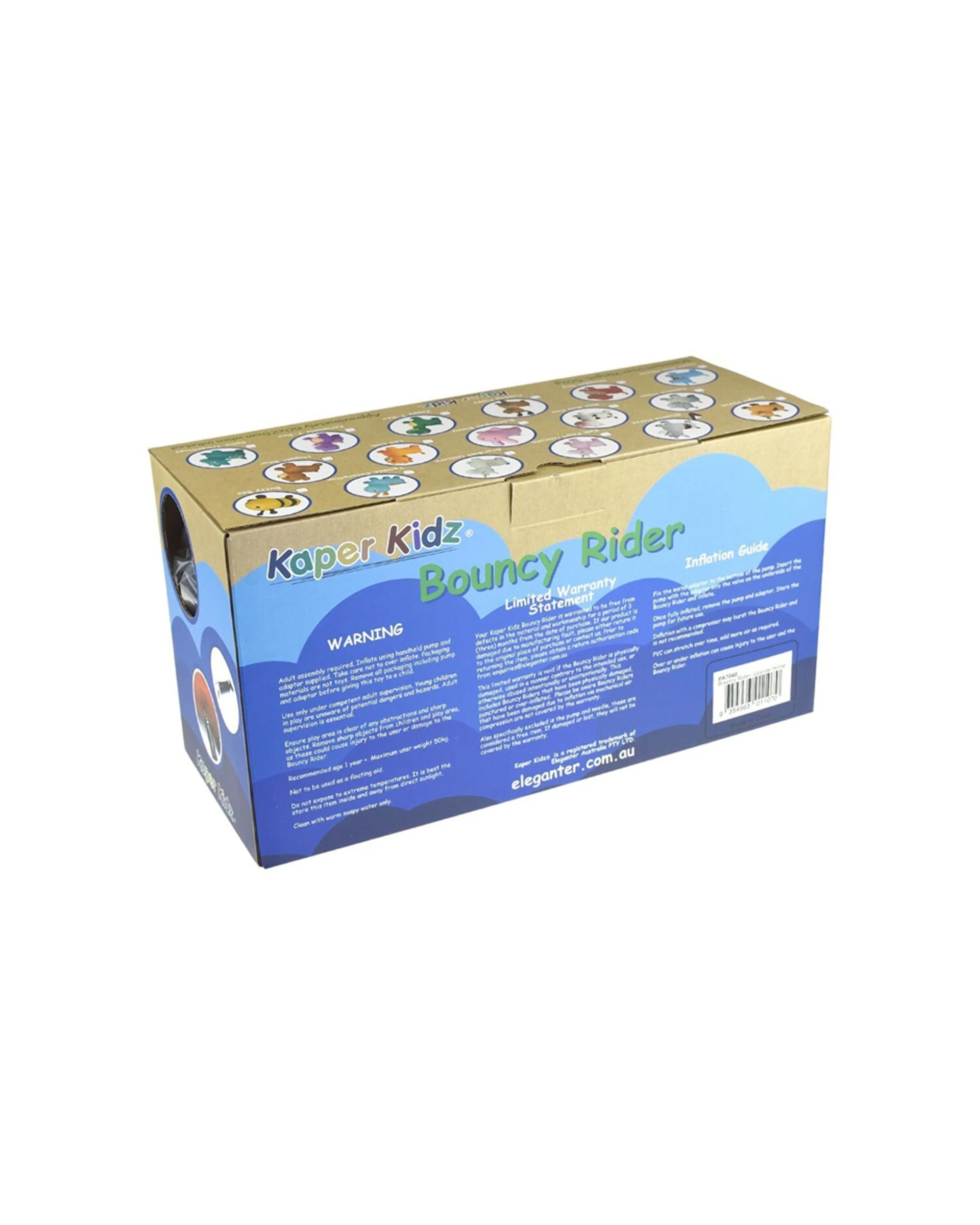 3 Kaper Kidz Bouncy Rider Granite The Horse Ride On Bouncer Toy Kids 12m+. - Grey, 3 of 8