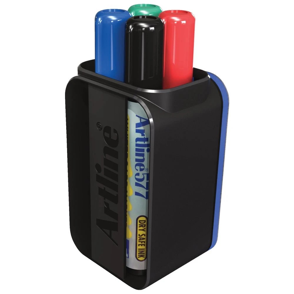 3 Artline 577 Whiteboard Marker and Eraser Cup Set, 3 of 3