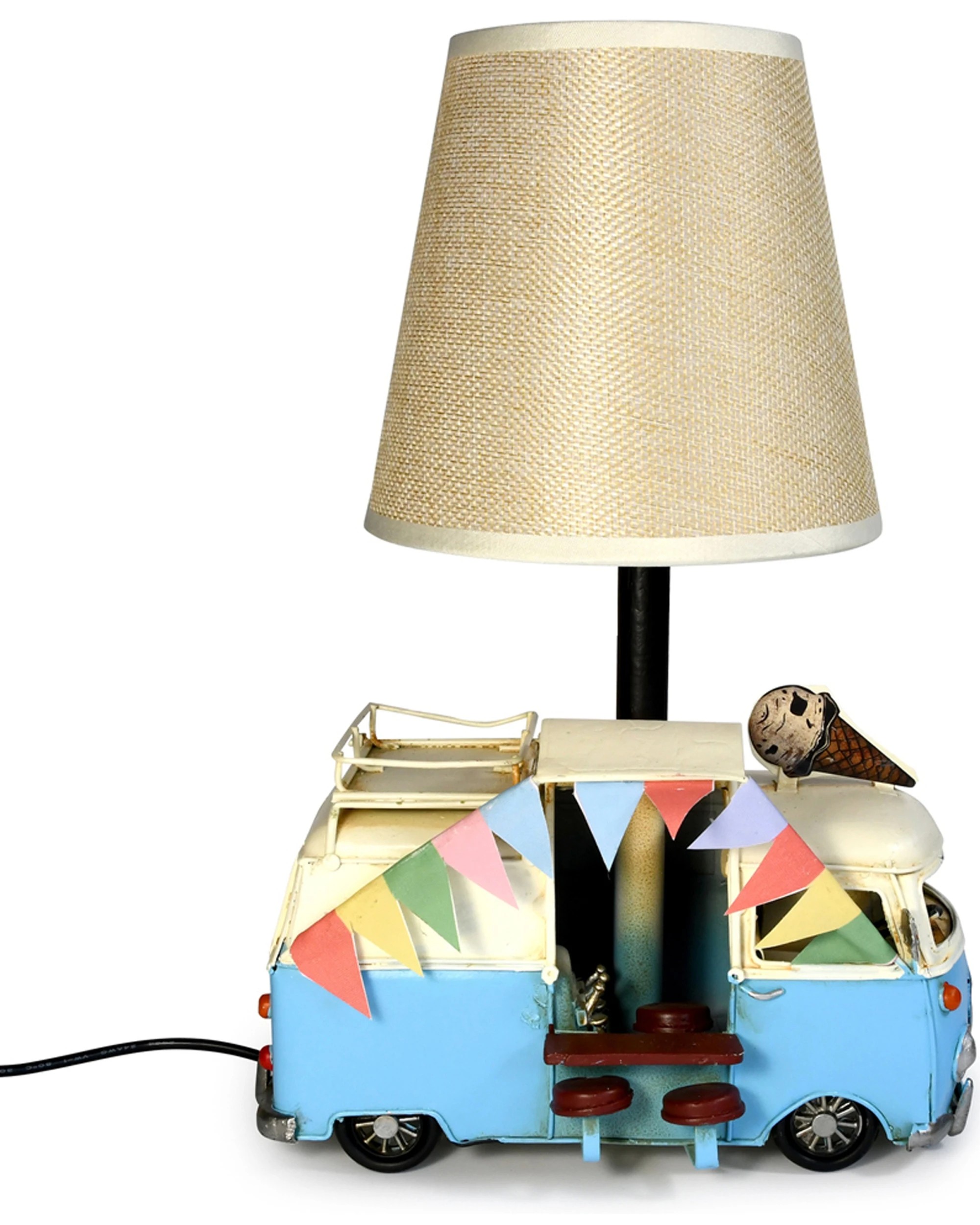2 Auto Petit USB LED Lamp Ice Van Home Decor 20x30cm - Blue, 2 of 6