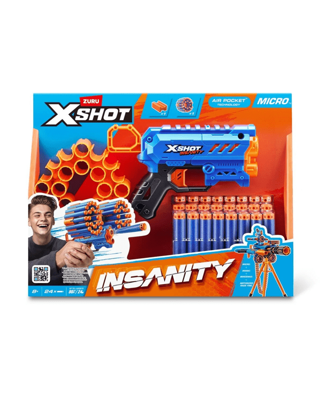 Zuru X-Shot Insanity Micro Blaster 24 D
