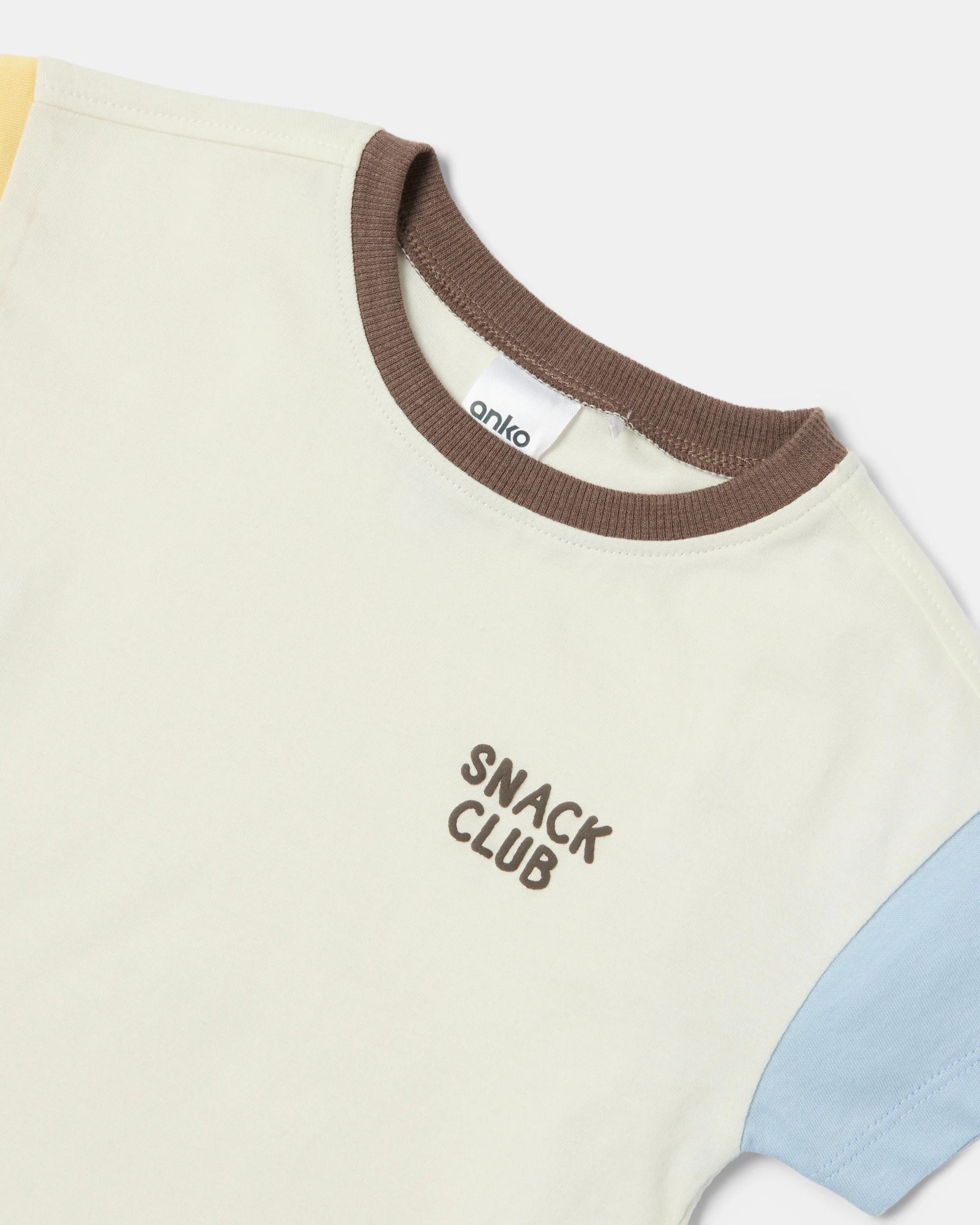 8 3 Pack Short Sleeve T-shirts Brwn Snack, 8 of 8