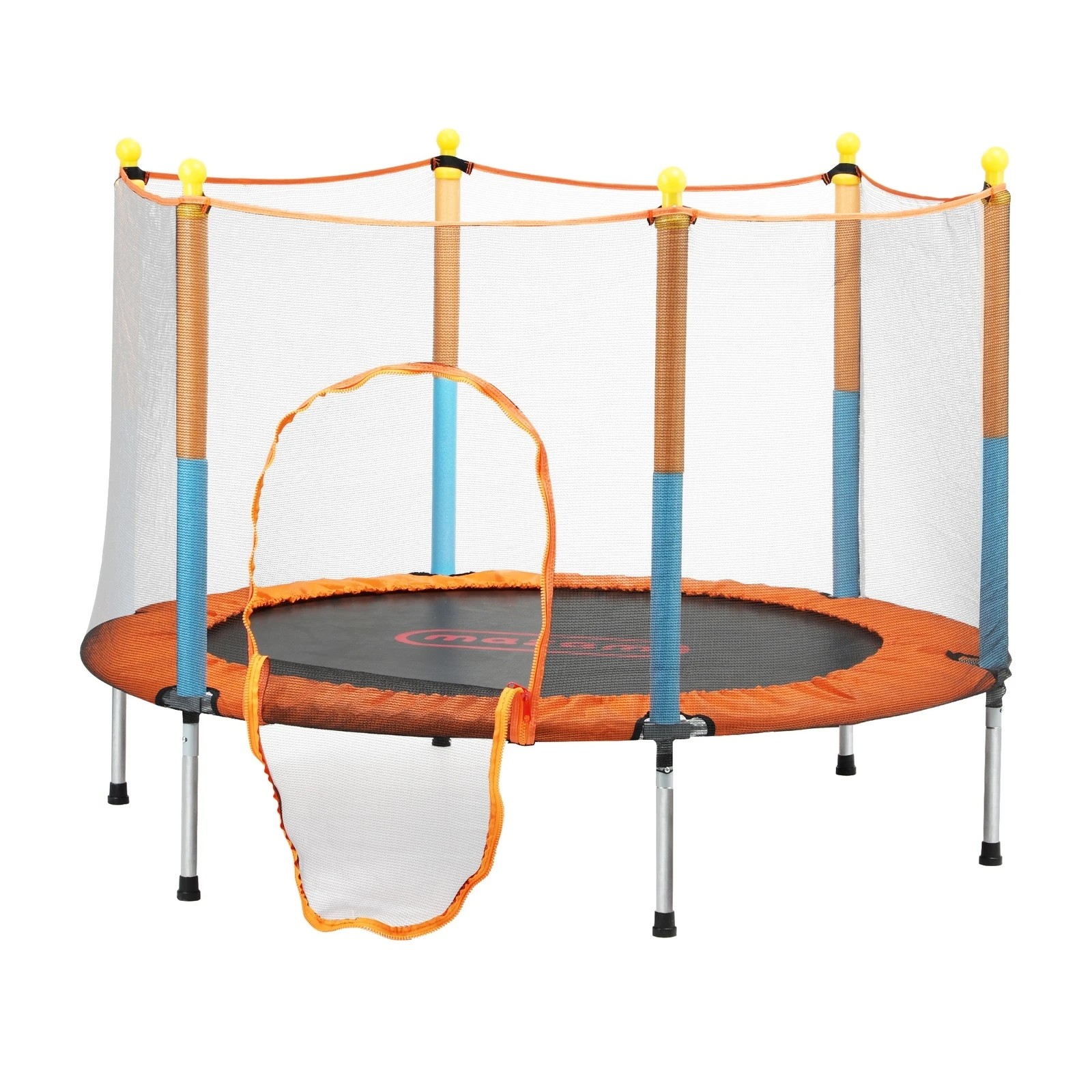 7 Mazam 60 Inch Trampoline Kids Jumping Trampolines Enclosure Safety Net Pad
 - Multi, 7 of 10