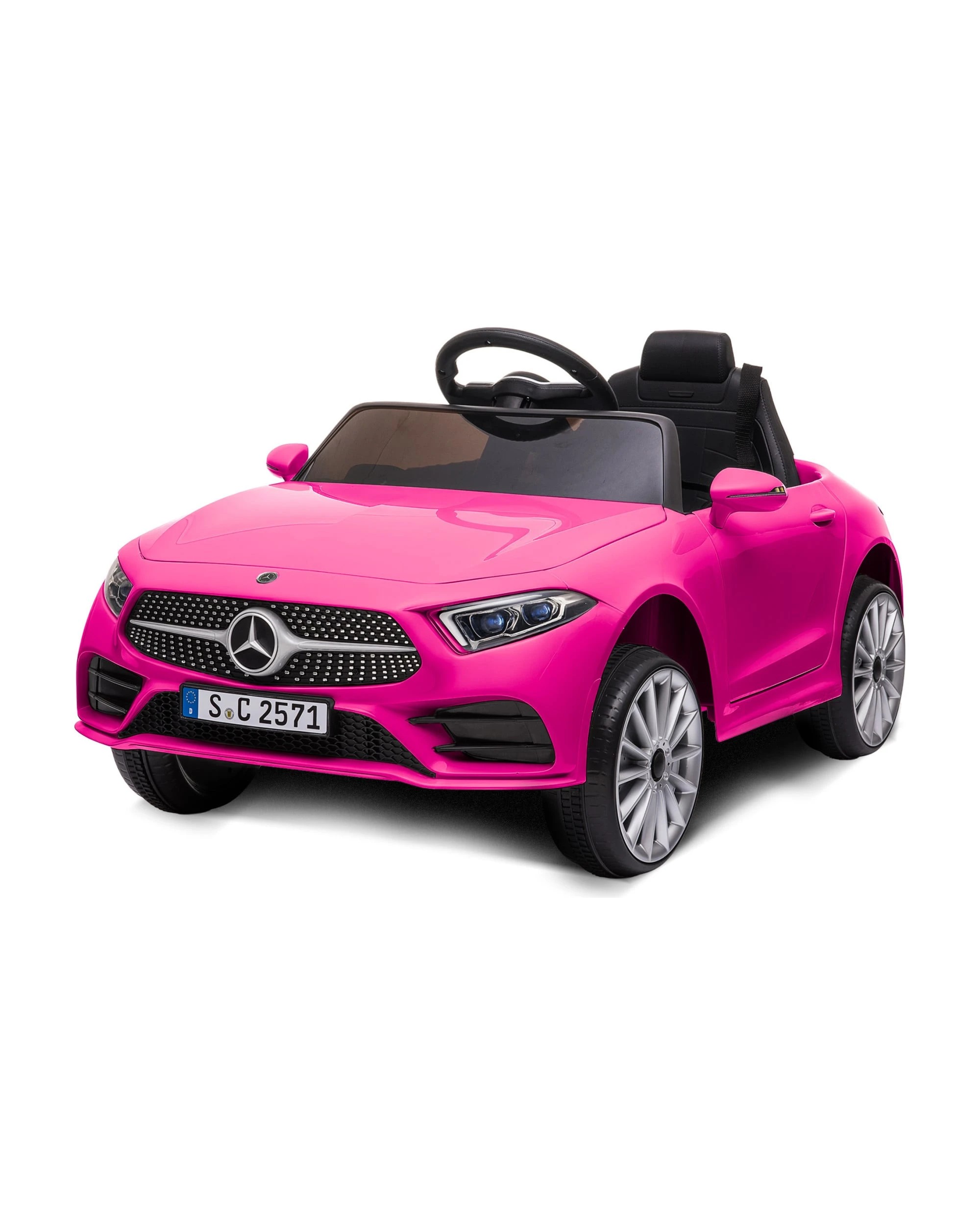 1 Kahuna Mercedes Benz CLS 350 Kids Electric Ride On Car with Remote Control - Pink - Pink, 1 of 6