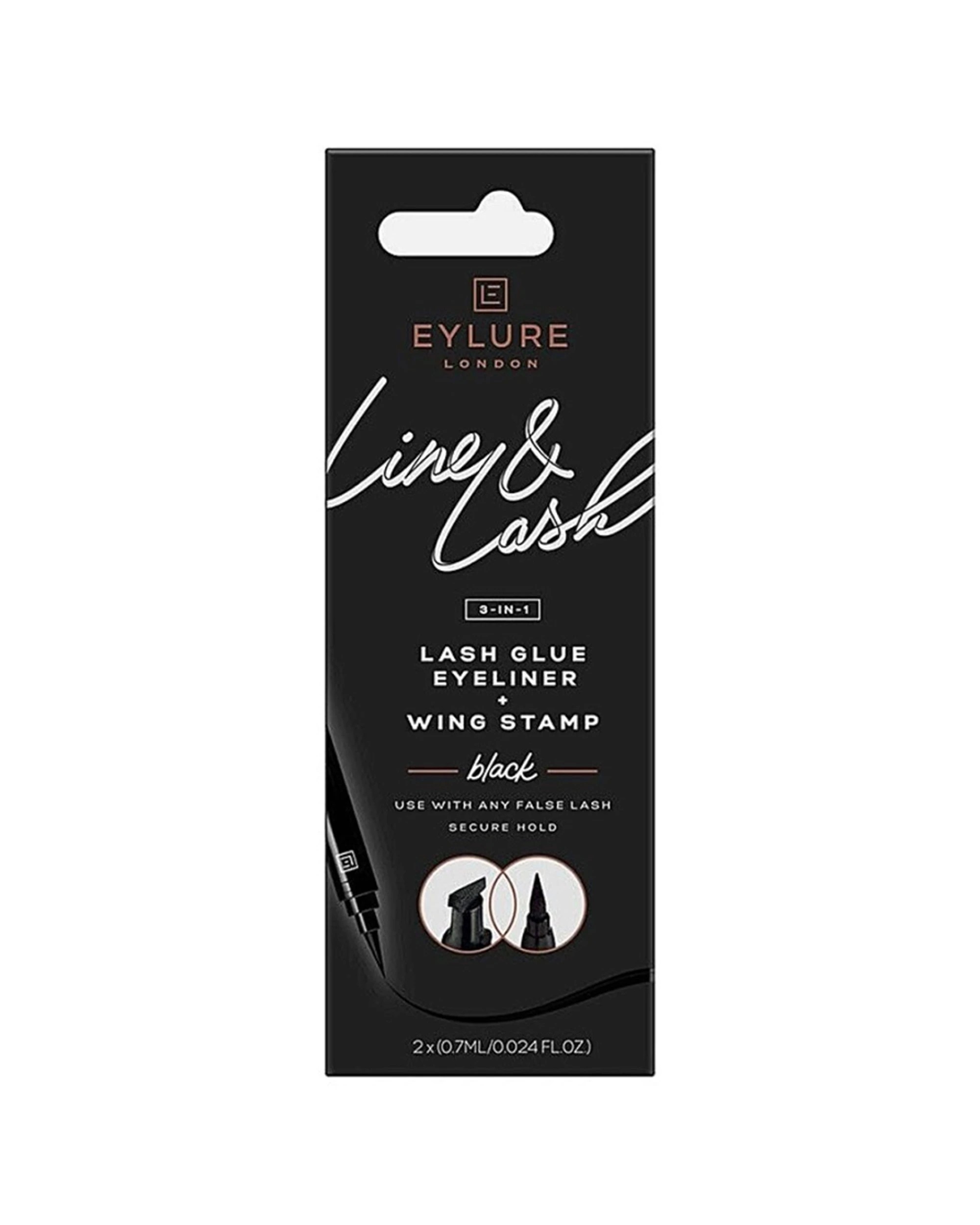 1 Eylure Line & Lash 3-In-1 Lash Glue, Eyeliner and Wing Stamp, 1 of 1