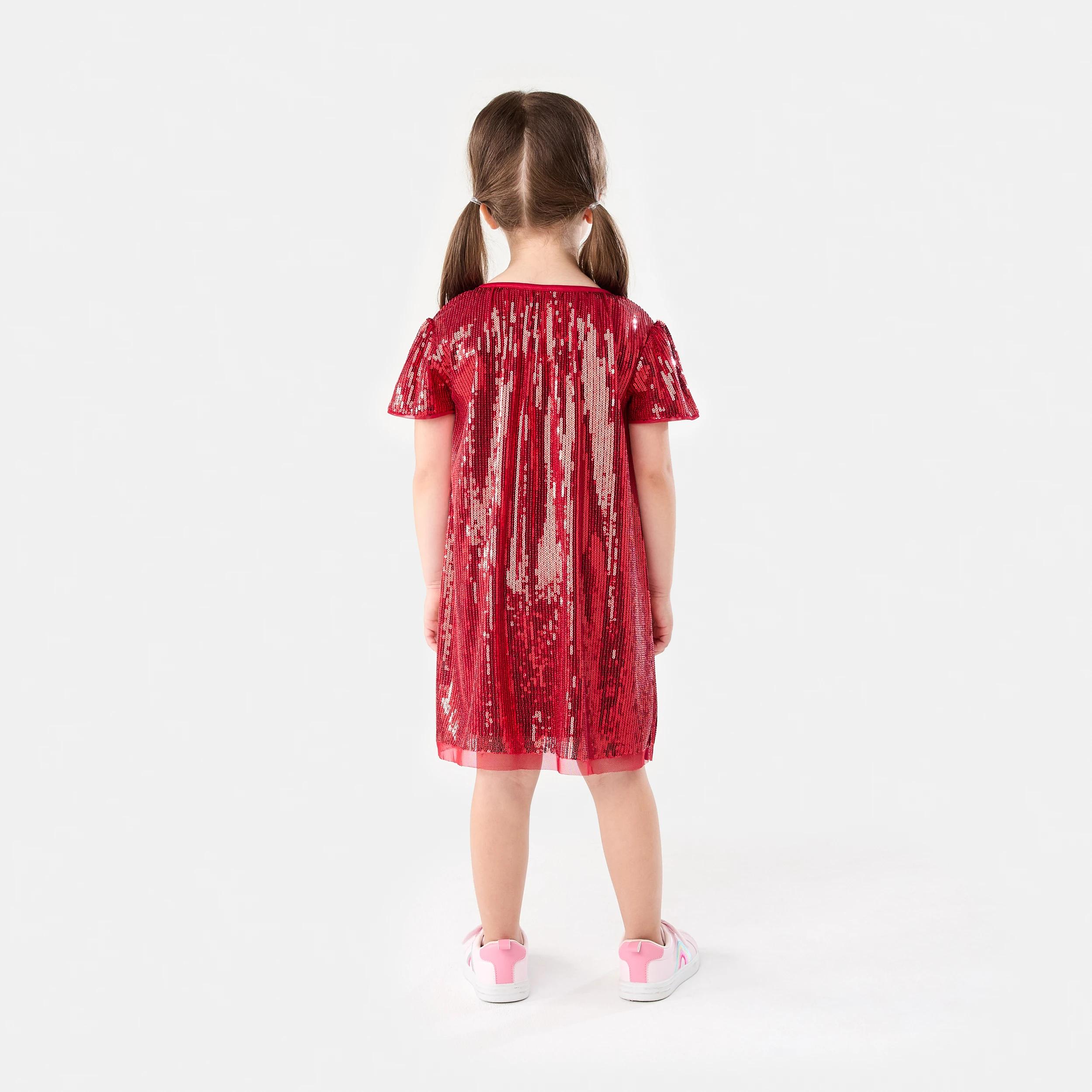 8 Sequin Party Dress Strawberry, 8 of 8