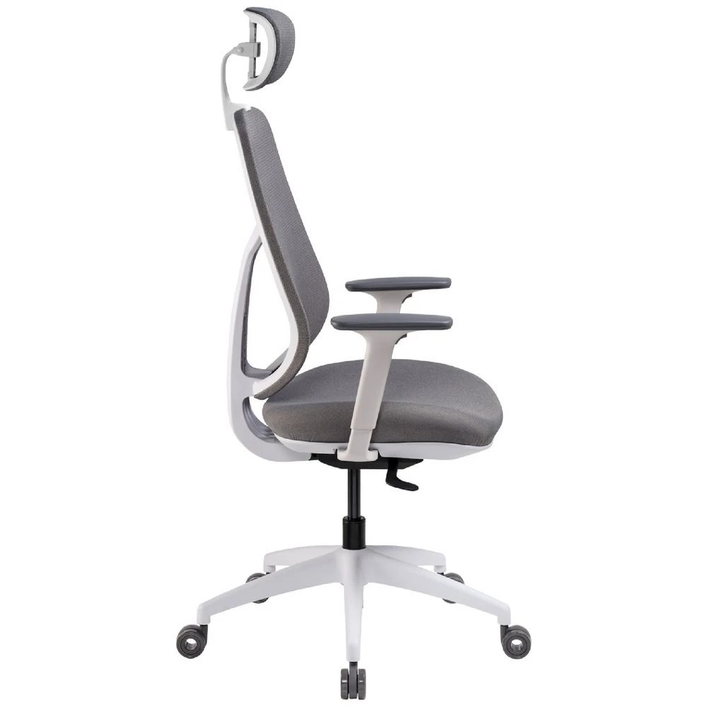 2 Pago AirForm Synchro Ergonomic Chair w/ Headrest Ash Grey Ergonomic Chairs and Desk Chairs, 2 of 10