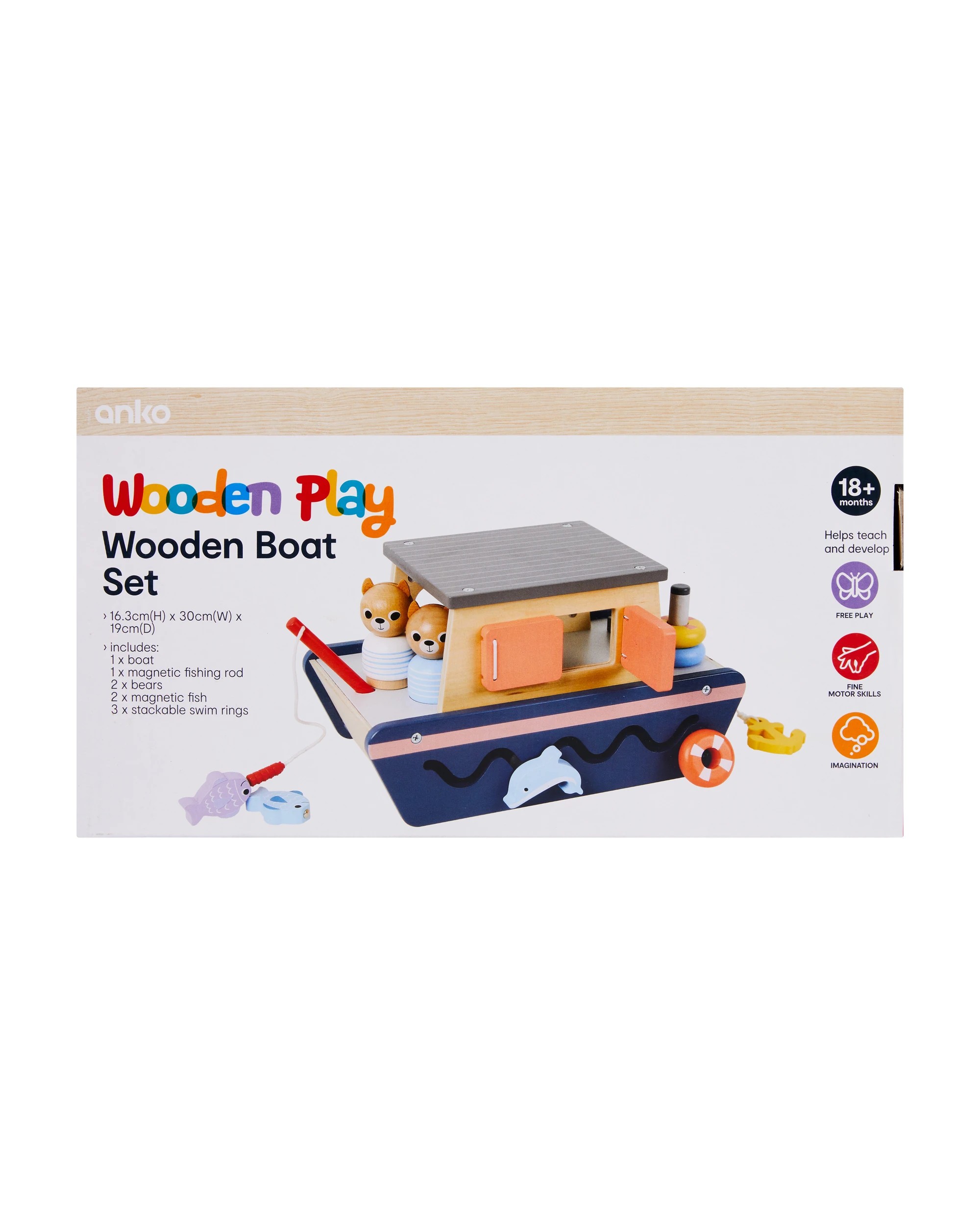 8 Wooden Boat Set, 8 of 8