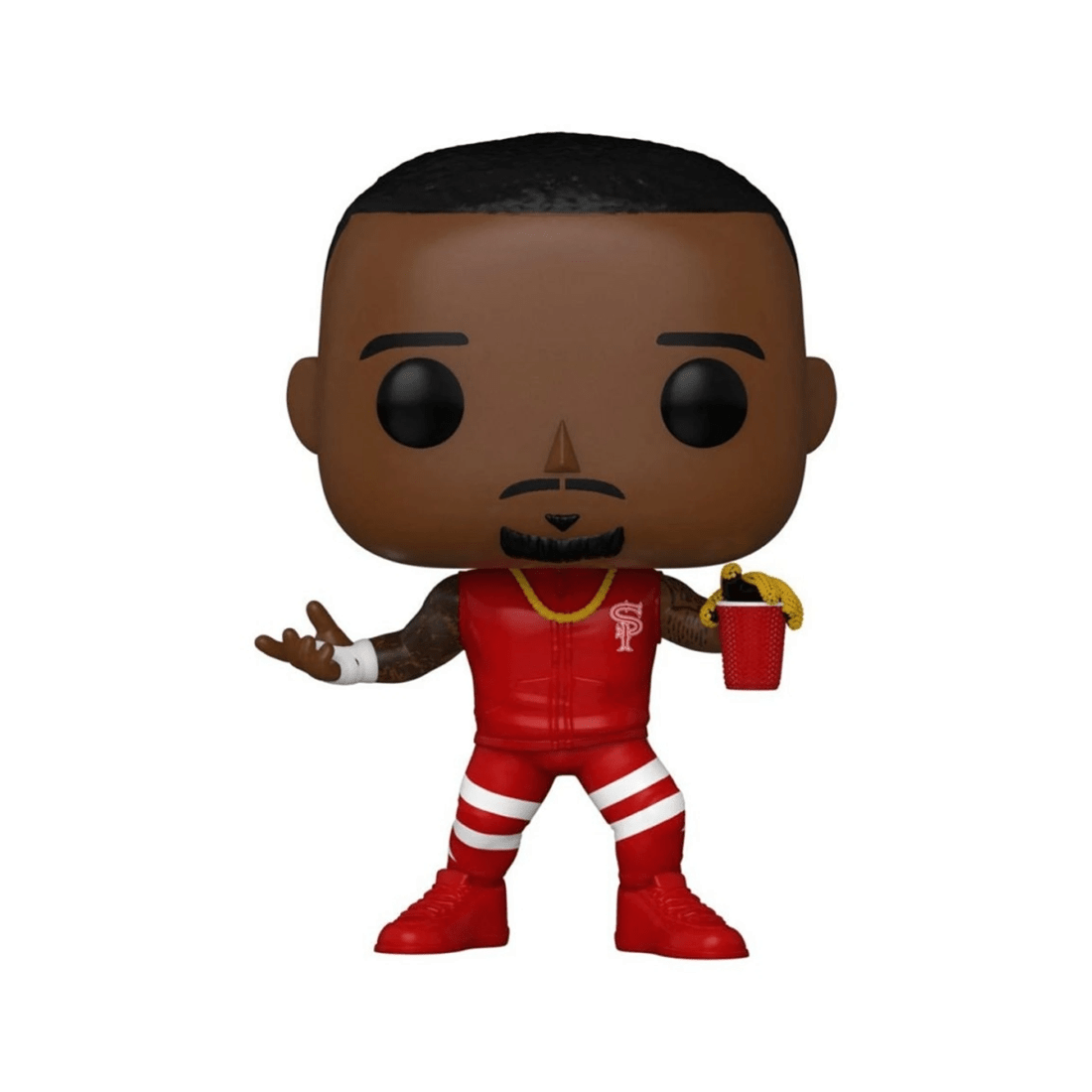 3 Pop Vinyl Figurine WWE - Street Profits Montez Ford Vinyl Toy 10cm Figure - Red, 3 of 3