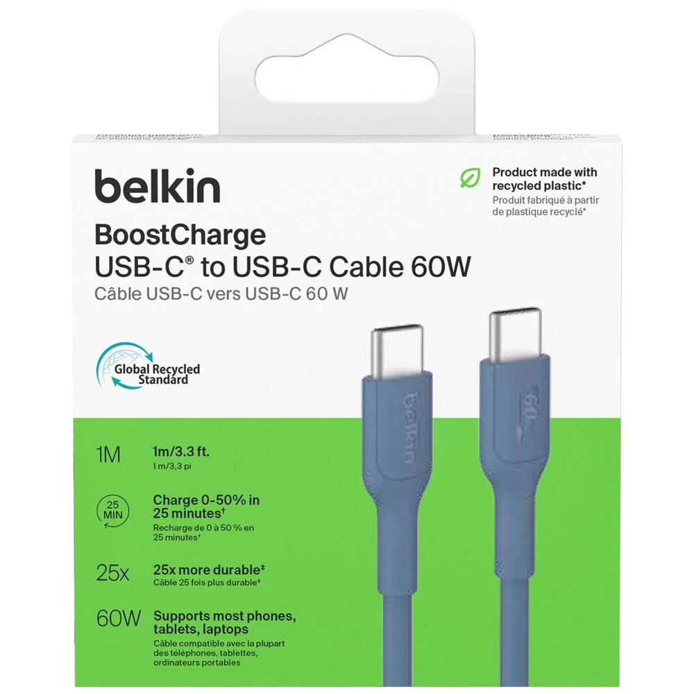 2 Belkin BoostCharge Cable USB-C to USB-C 1M Blue, 2 of 2