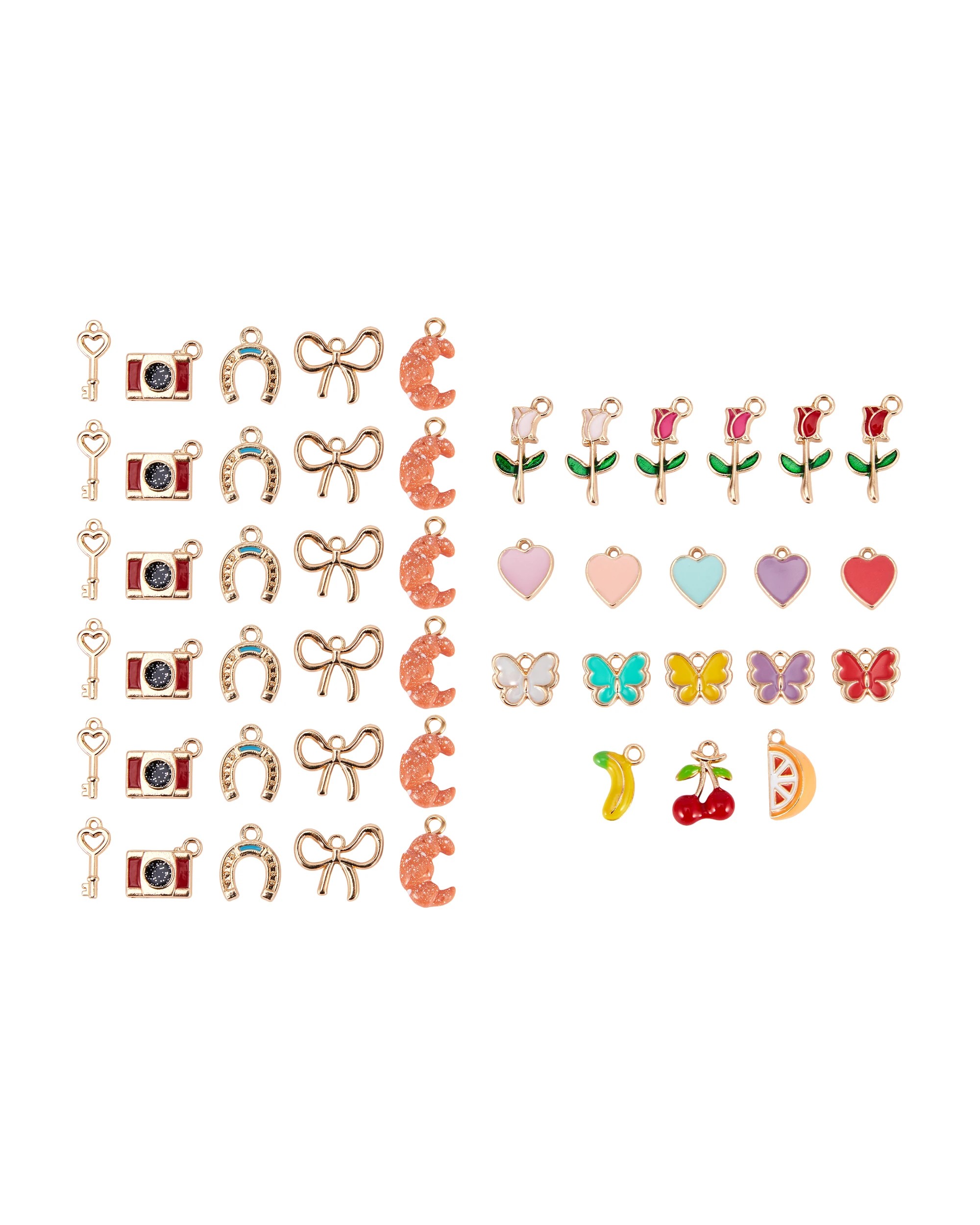 2 50 Pack Jewellery Making Charms - Icons, 2 of 3