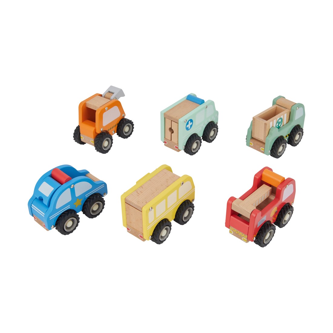 4 Wooden Vehicle Toy - Assorted, 4 of 7