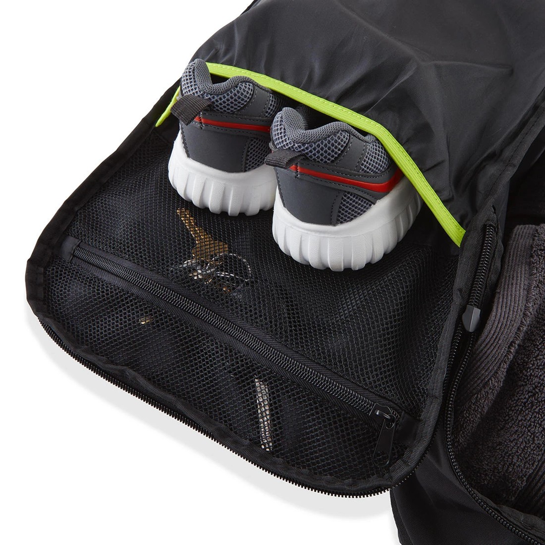 2 2 in 1 Convertible Duffle Backpack - Black, 2 of 10